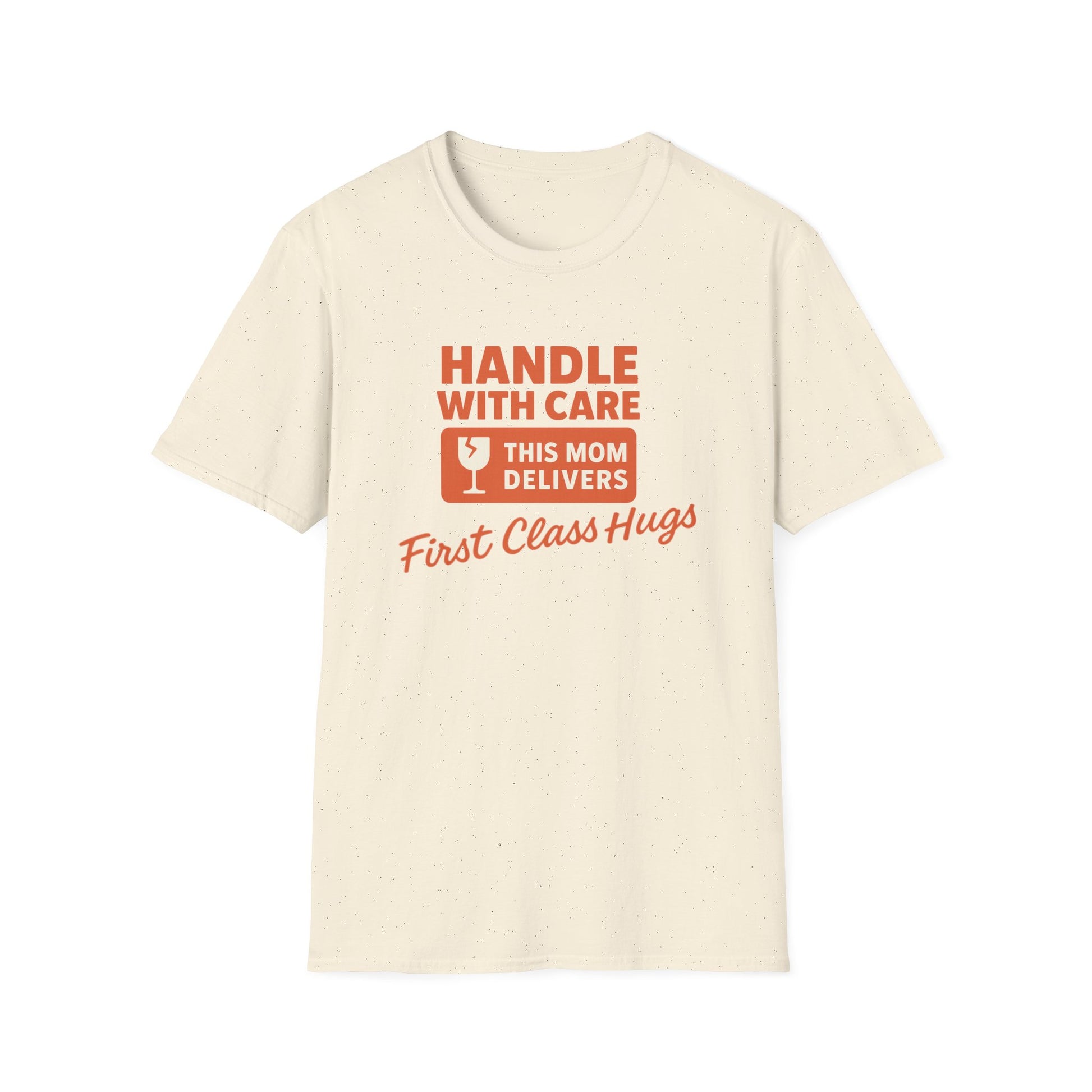 Mom Delivery T-Shirt, Funny Mom Tee, Comfortable Unisex Shirt, First Class Hugs Gift, Cute Mother's Day Gift