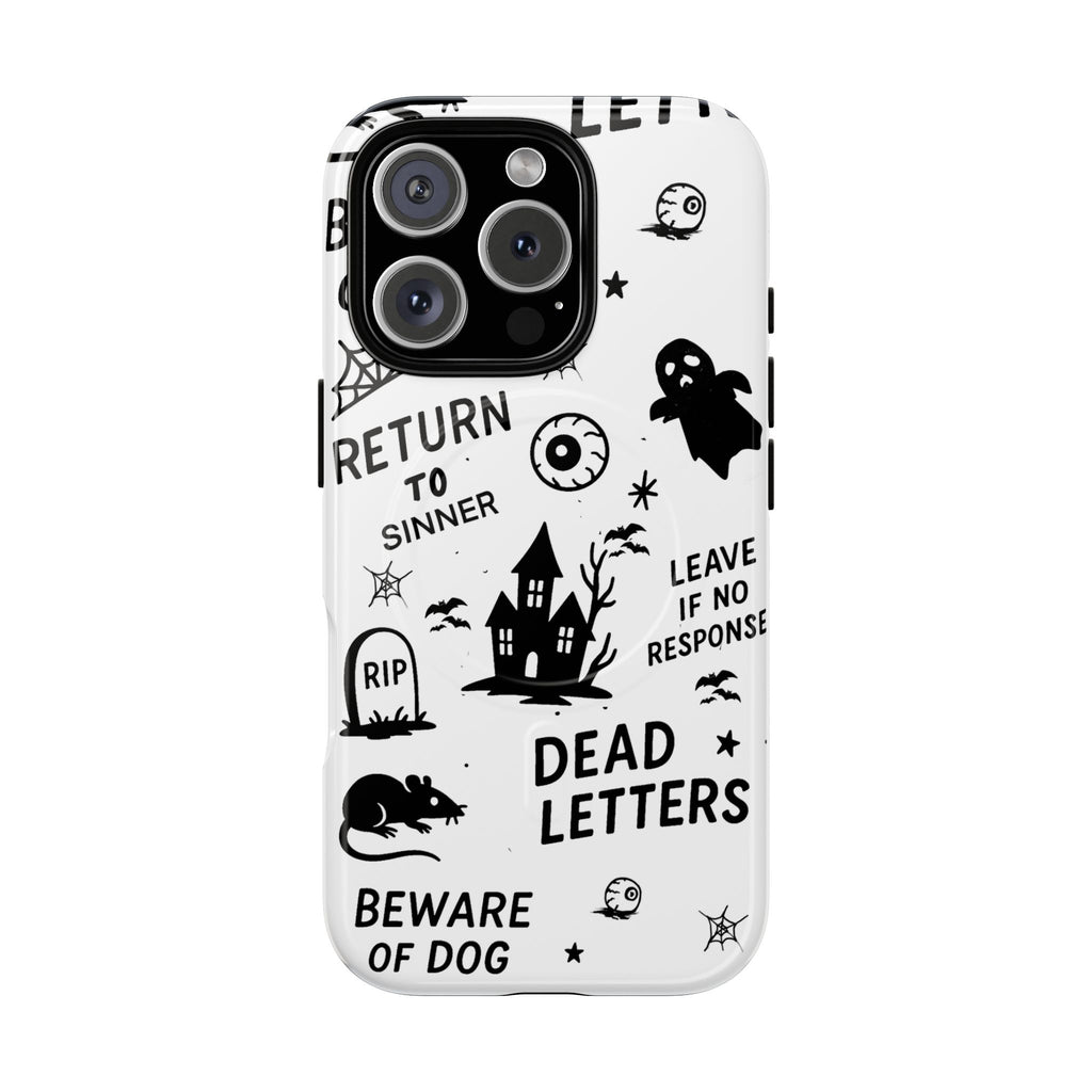 Spooky Phone Case, Halloween Accessory, Tough Magnetic Cases, Unique Gift, Gothic Style Tech Cover, Cell Phone Protector