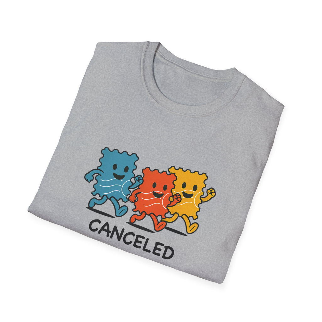 Cute Canceled Cartoon T-Shirt, Funny Gift for Friends, Unisex Softstyle Tee, Playful Graphic T-Shirt, Casual Wear for Celebrations, [...]