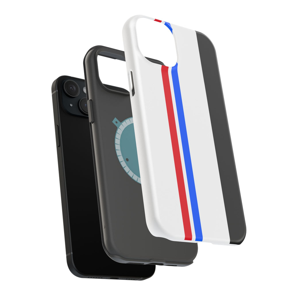 Postal Inspired Magnetic Impact-Resistant Phone Cases, Durable Phone Covers, Stylish Smartphone Accessories, Unique Gift Idea, Customizable Phone Shells