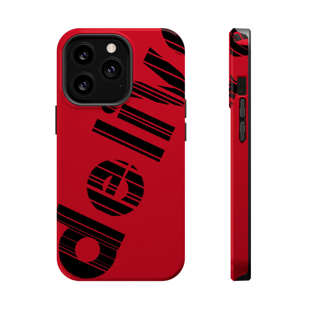 “Delivered” Magnetic Phone Cases, Impact-Resistant Phone Covers for Teens, Gift for Friends, Unique Cell Phone Accessories, Red Design, Custom [...]
