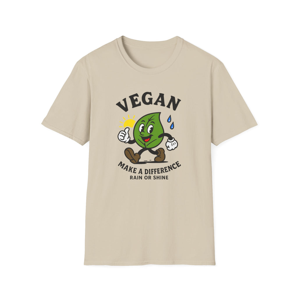 Vegan Awareness T-Shirt, Unisex Softstyle Tee, Eco-Friendly Fashion, Mail Carrier, Cute Vegan Gifts, Plant-Based Lifestyle Apparel, Postal Worker, Perfect for Earth Day
