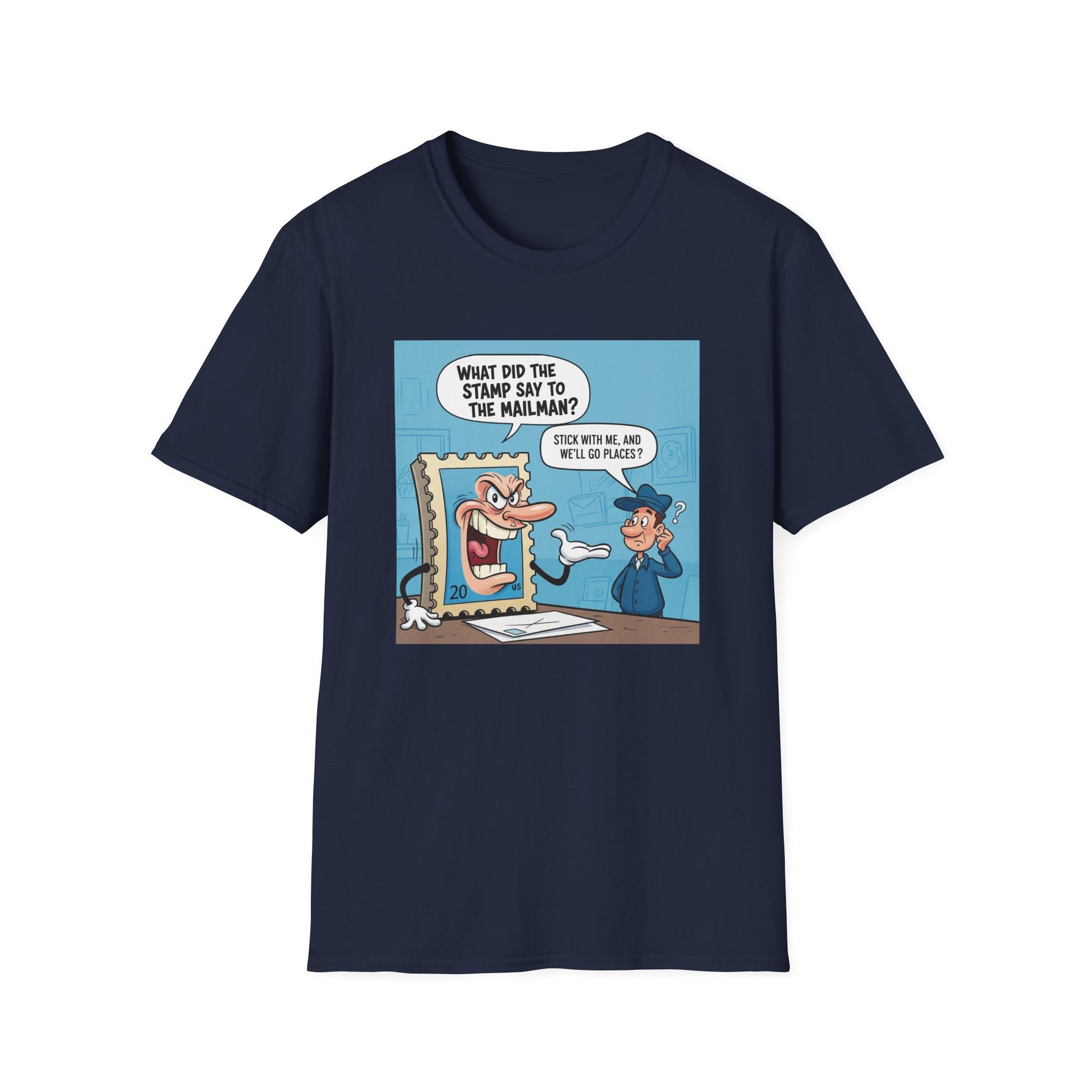 Funny Stamp Collector T-Shirt, Humorous Gift for Postal Workers, Quirky Tee for Collectors, Fun Conversation Starter