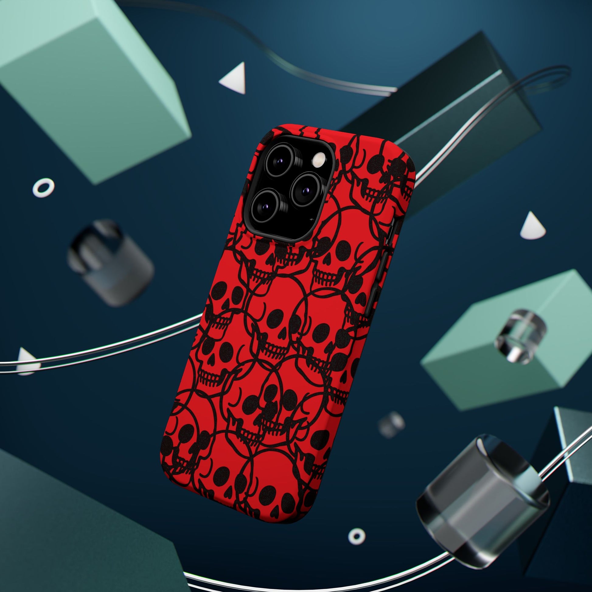 Magnetic Impact-Resistant Skull Cases