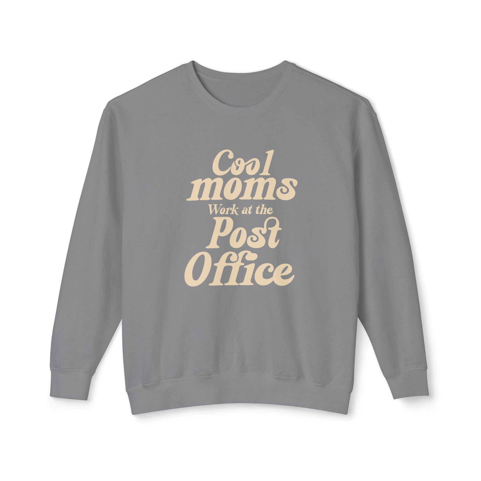 Cool Moms Work For The Post Office Crewneck Sweatshirt – Funny Mom Sweatshirt, Cute Mother’s Day Gift, Cozy Women’s Pullover, Delivery Worker Gift