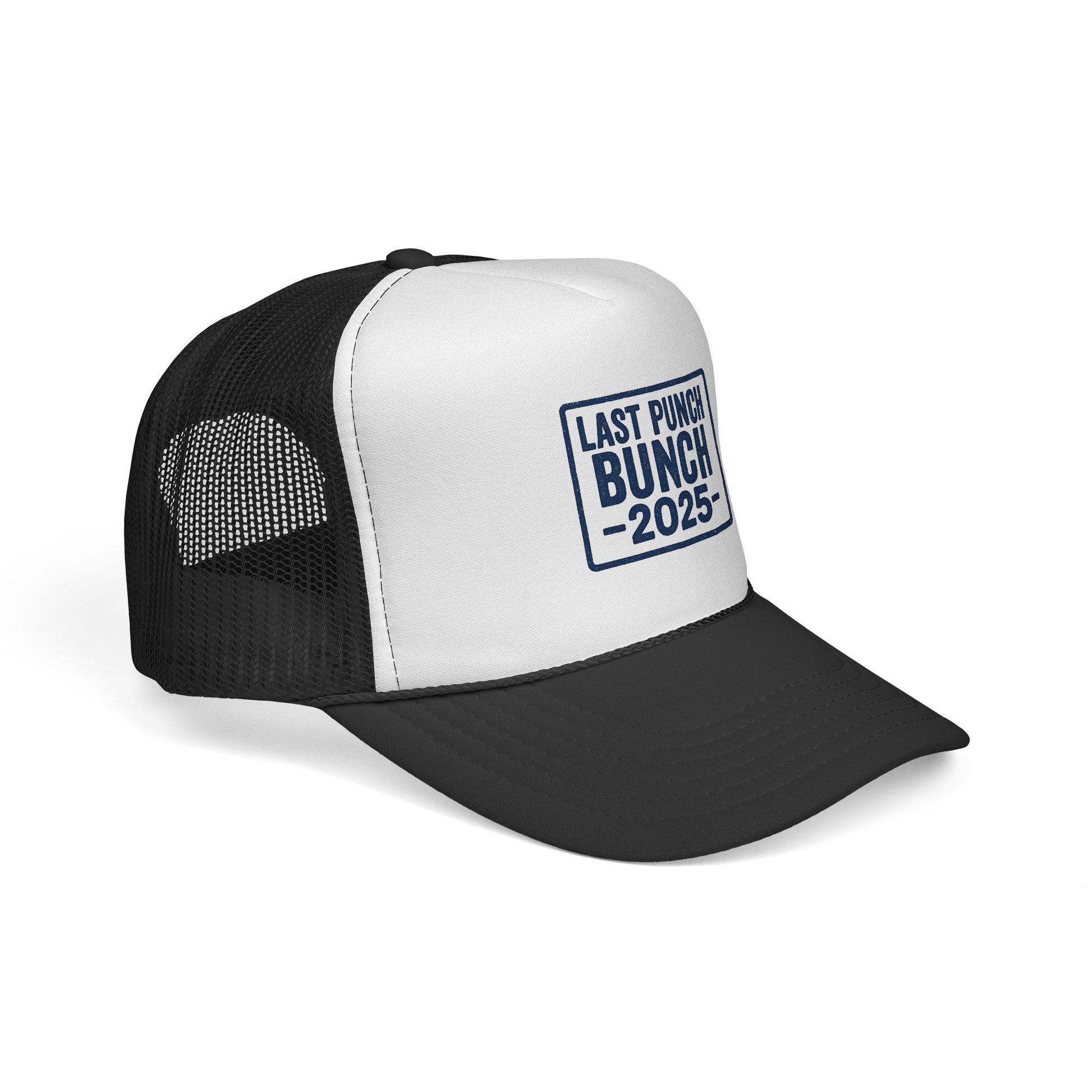 Last Punch Bunch 2025 Trucker Cap - Fun Casual Headwear for Celebrations, Retirement Gifts, Gifts For Postal Workers