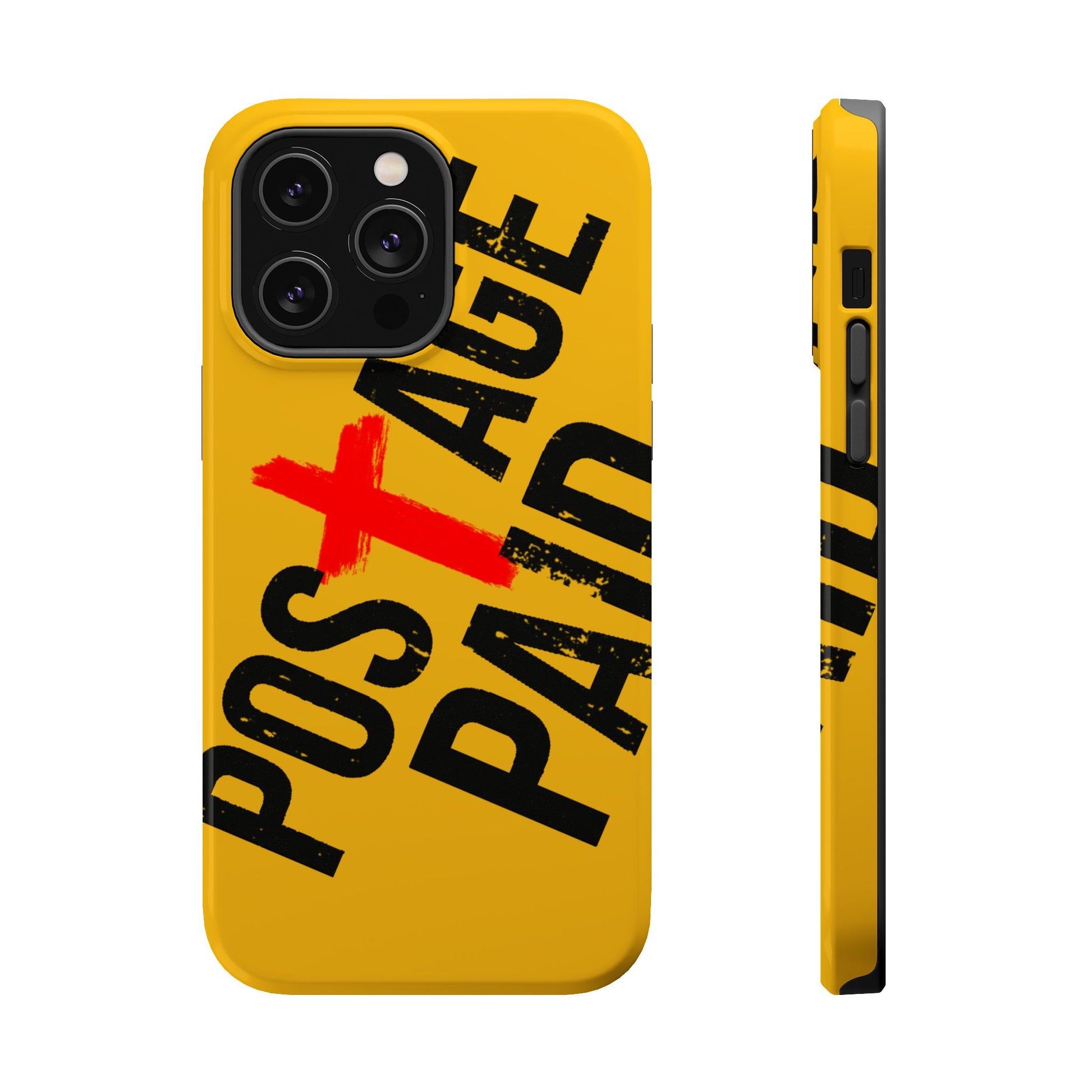 Impact-Resistant Phone Case - 'Postage Paid' Design, Inspiration Phone Case, Gifts For Faith Believers, Gifts For Postal Workers, Inspirational Gifts.