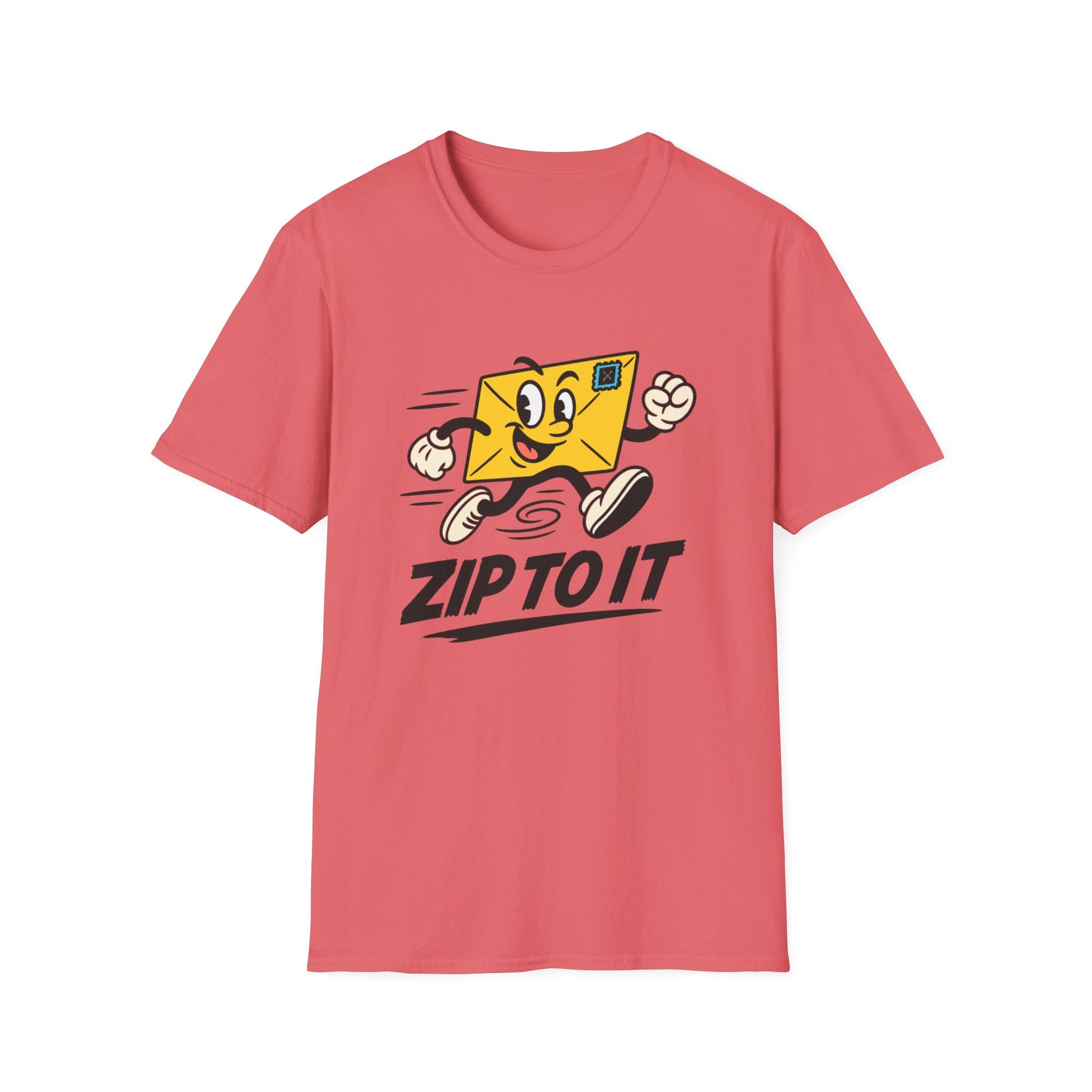Playful Zip to It Unisex T-Shirt, Fun Graphic Tee, Casual Wear, Gift for Mail Lovers, Summer Fashion, Birthday Present