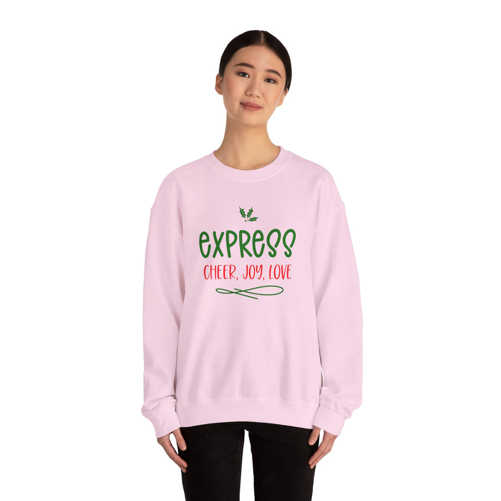 Express Cheer Joy Love Sweatshirt, Holiday Postal Sweatshirt, Holiday Gifts For Postal Workers.