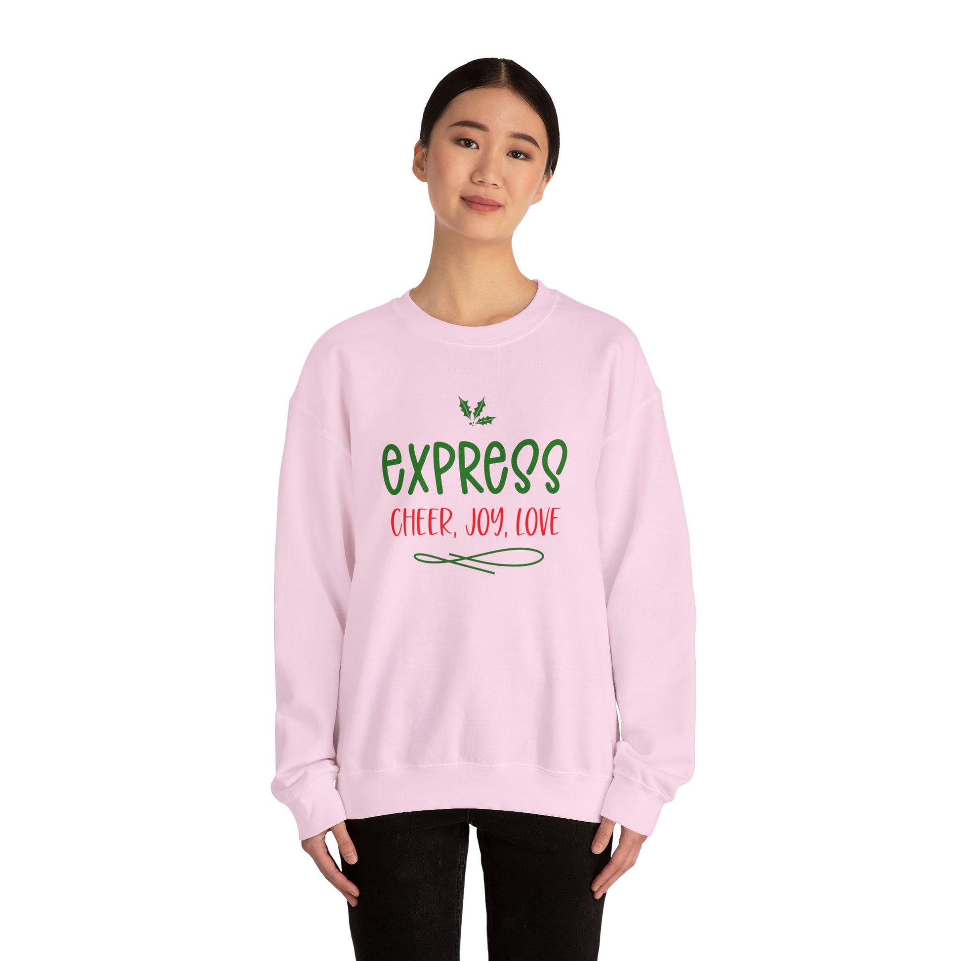 Express Cheer Joy Love Sweatshirt, Holiday Postal Sweatshirt, Holiday Gifts For Postal Workers.