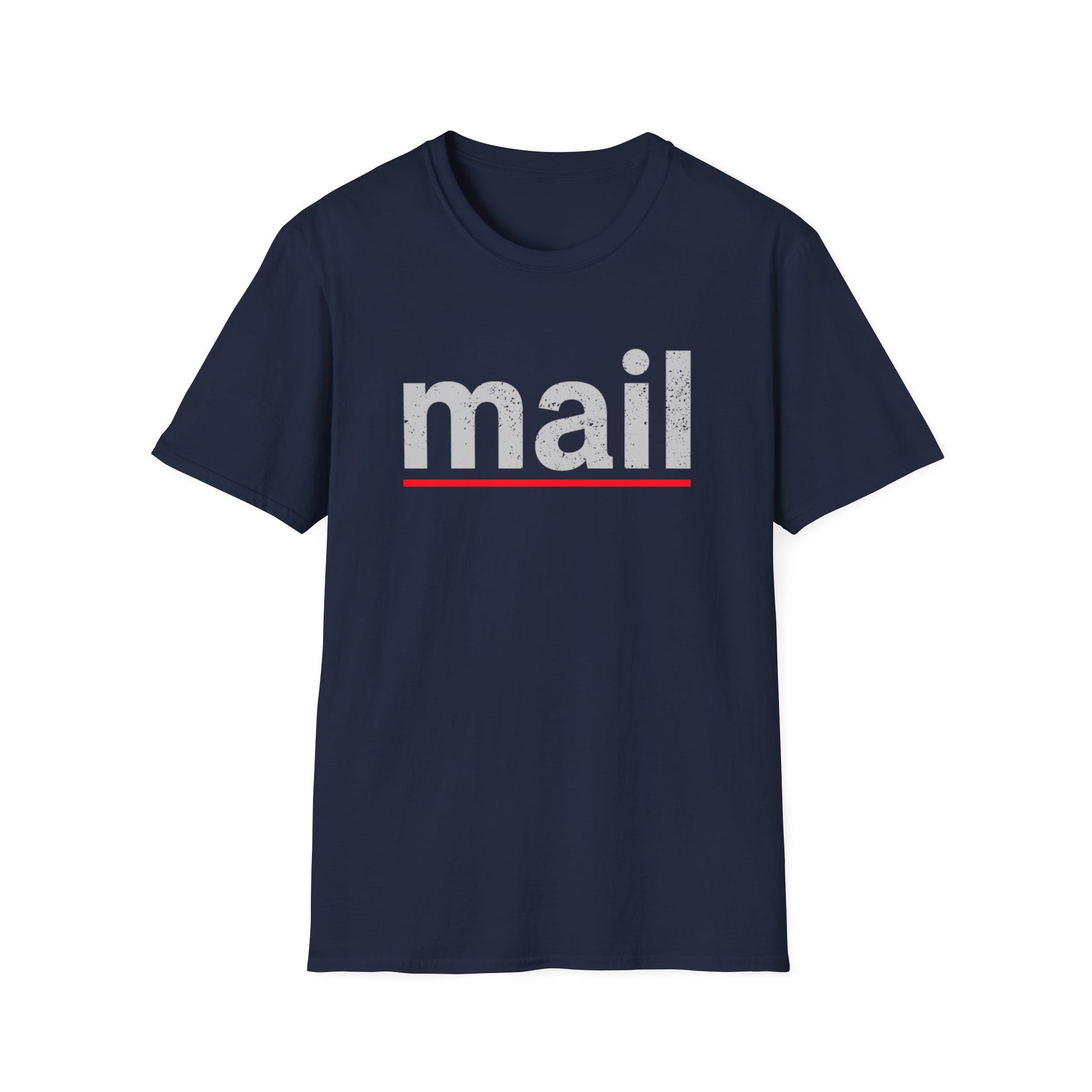 Mail-Themed Unisex T-Shirt, Casual Wear, Gift for Postal Workers, Unique Birthday Present, Fun Everyday Tee