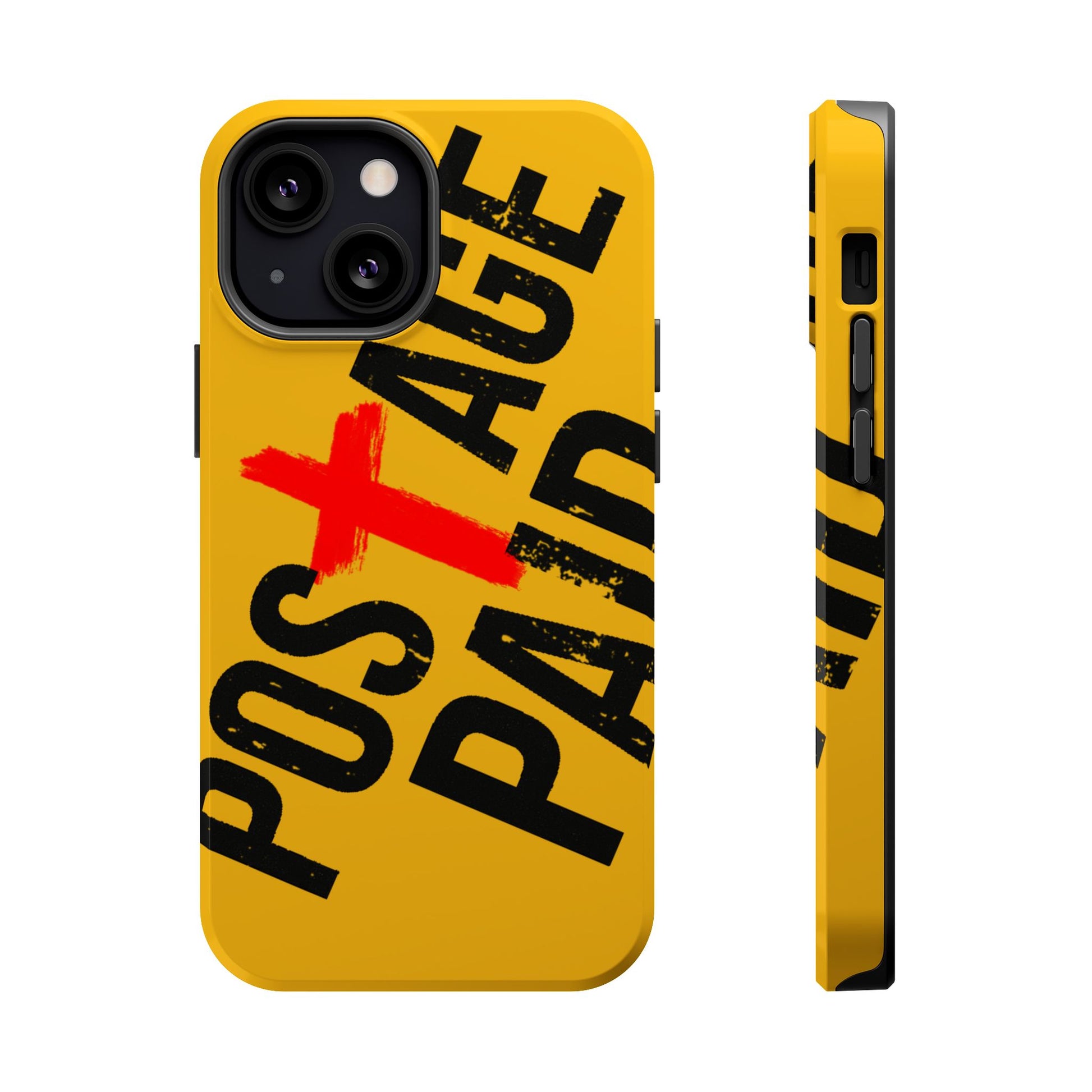 Impact-Resistant Phone Case - 'Postage Paid' Design, Inspiration Phone Case, Gifts For Faith Believers, Gifts For Postal Workers, Inspirational Gifts.