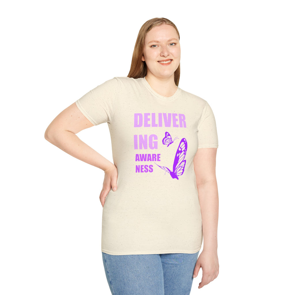 Lupus Awareness Shirt – Delivering Awareness Purple Butterfly Support Tee