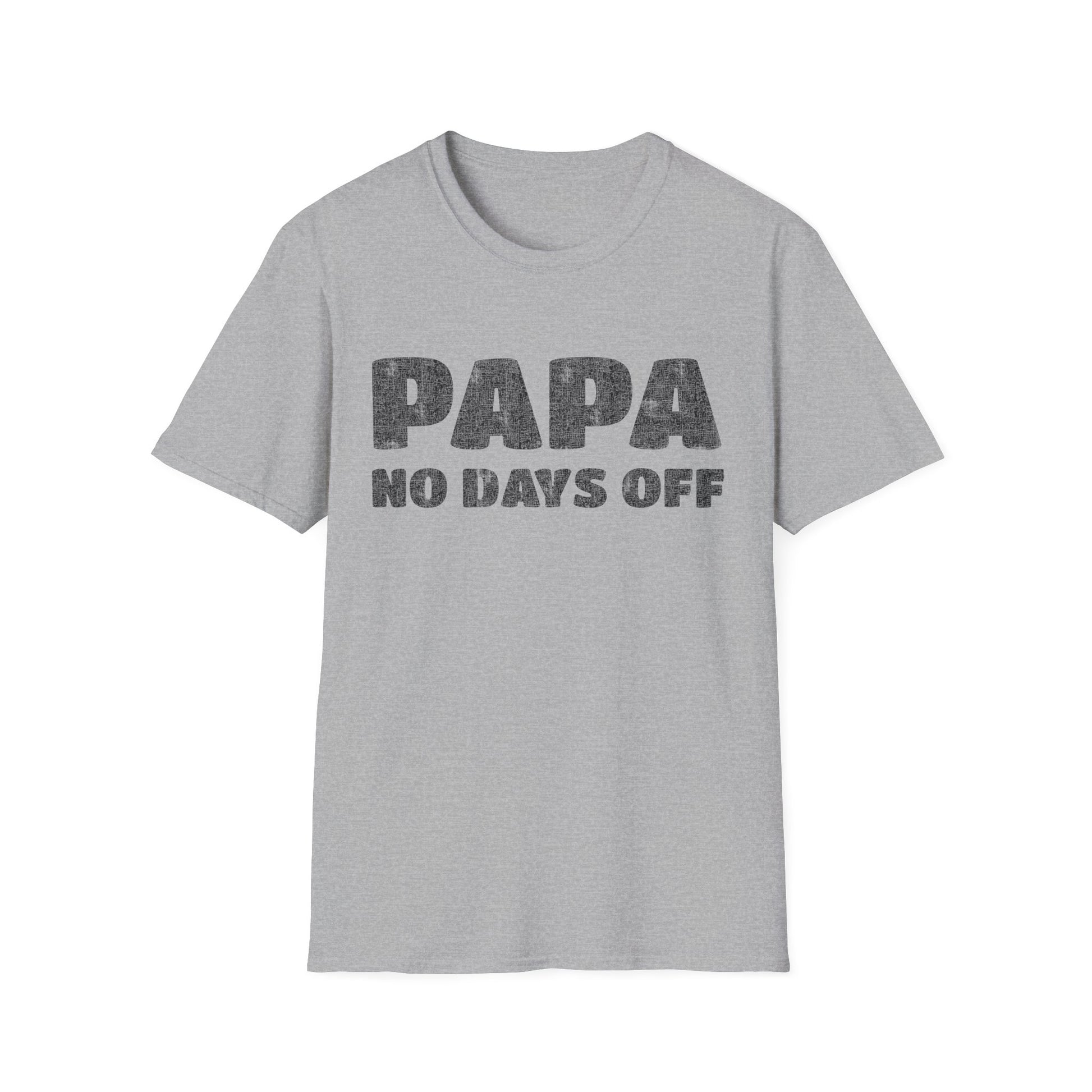 Papa No Days Off — Distressed Vintage Father’s Day Tee