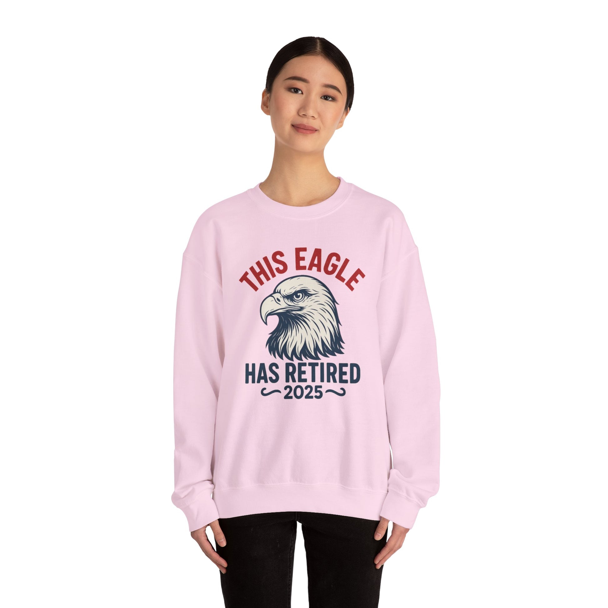 “This Eagle Has Retired” Retirement Crewneck Sweatshirt, Retirement Gifts, Retirement Gifts for Postal Workers