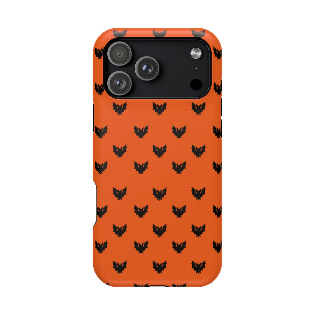 Halloween Design Durable Phone Case with Spooky Bat Design, Magnetic Impact-Resistant Case, Black Cat Pattern, Gift for Halloween, Phone Accessories, [...]