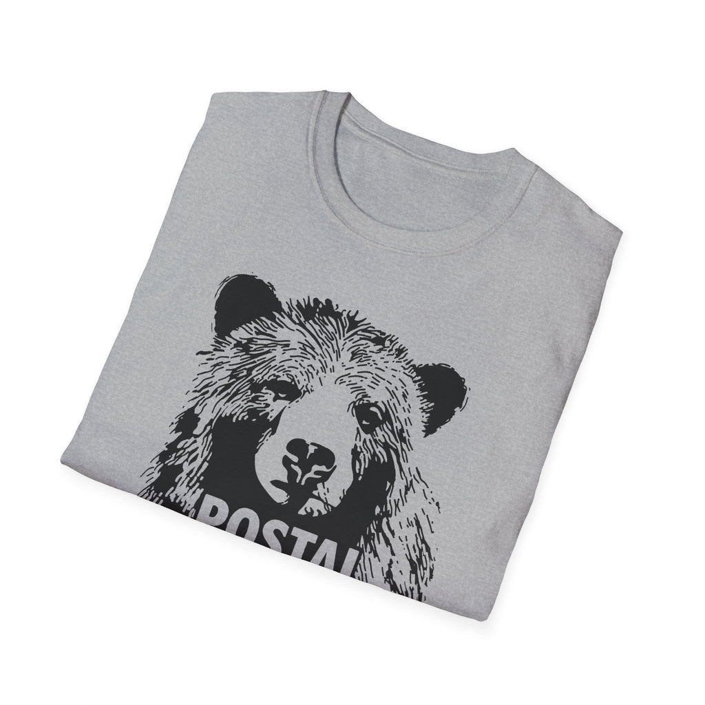 Postal Papa Bear Unisex T-Shirt | Cute Gift for Dads | Family Reunion T-Shirt | Casual Wear | Father's Day Tee | Unique Design