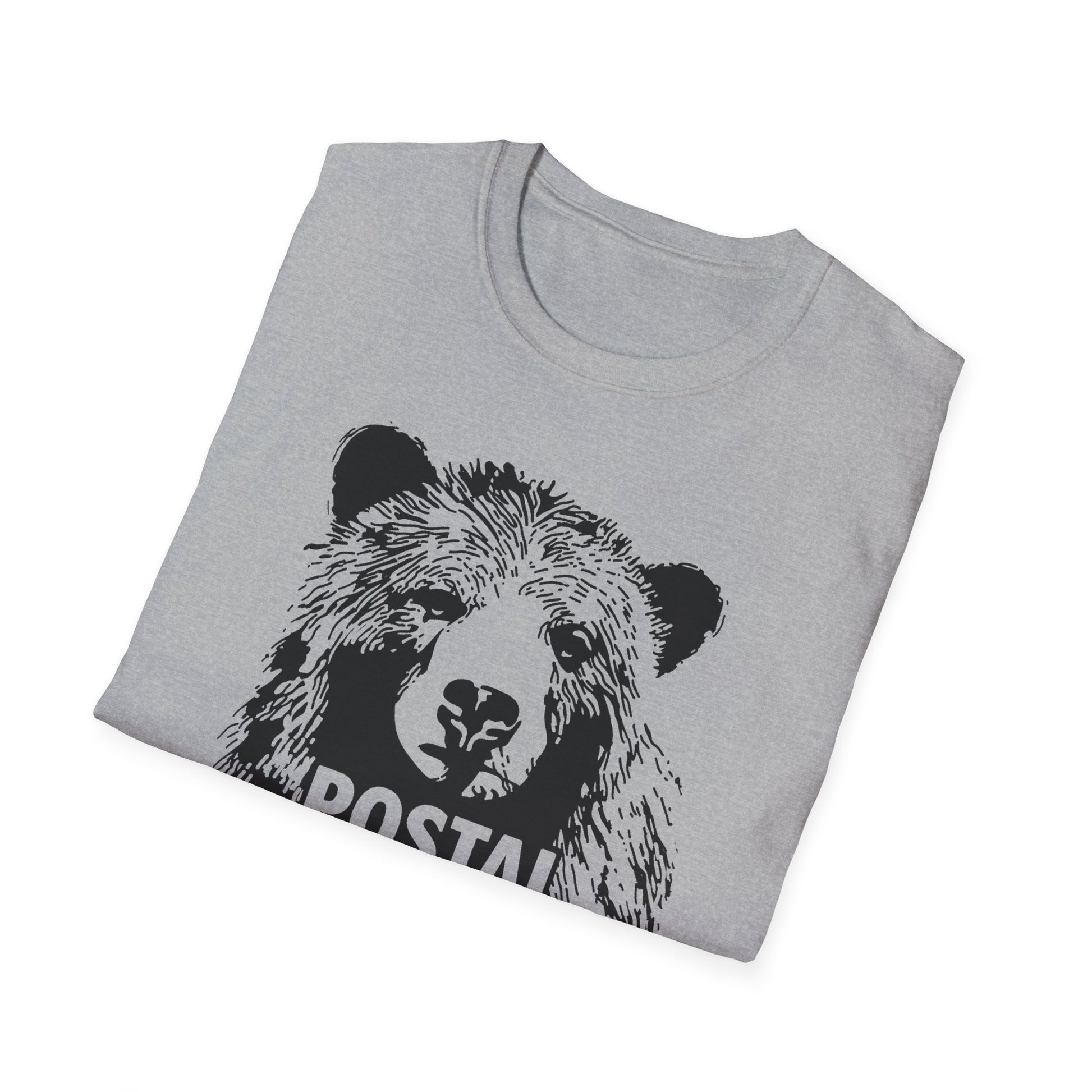 Postal Papa Bear Unisex T-Shirt | Cute Gift for Dads | Family Reunion T-Shirt | Casual Wear | Father's Day Tee | Unique Design