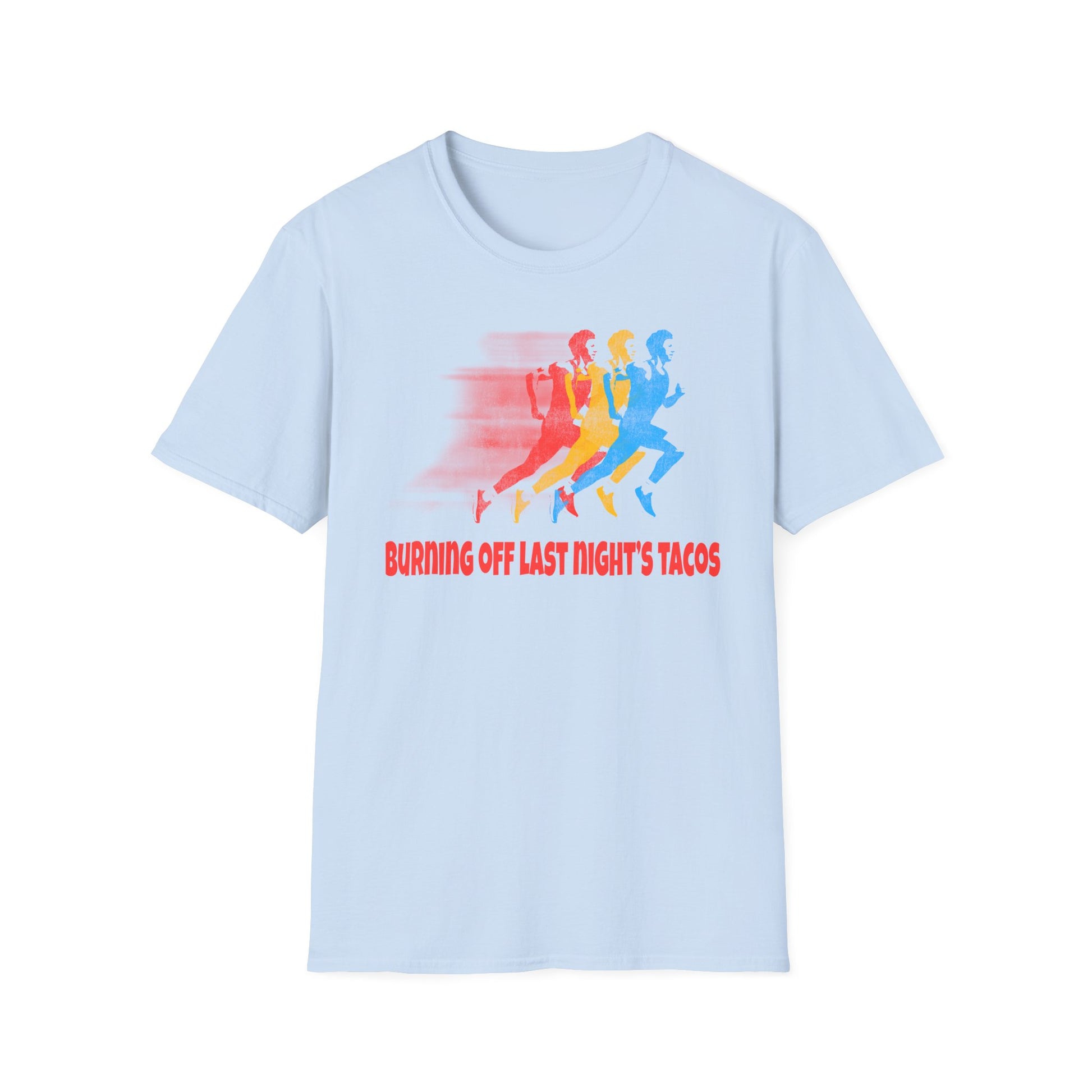 Burning Off Last Night's Tacos - Retro Runner Tee