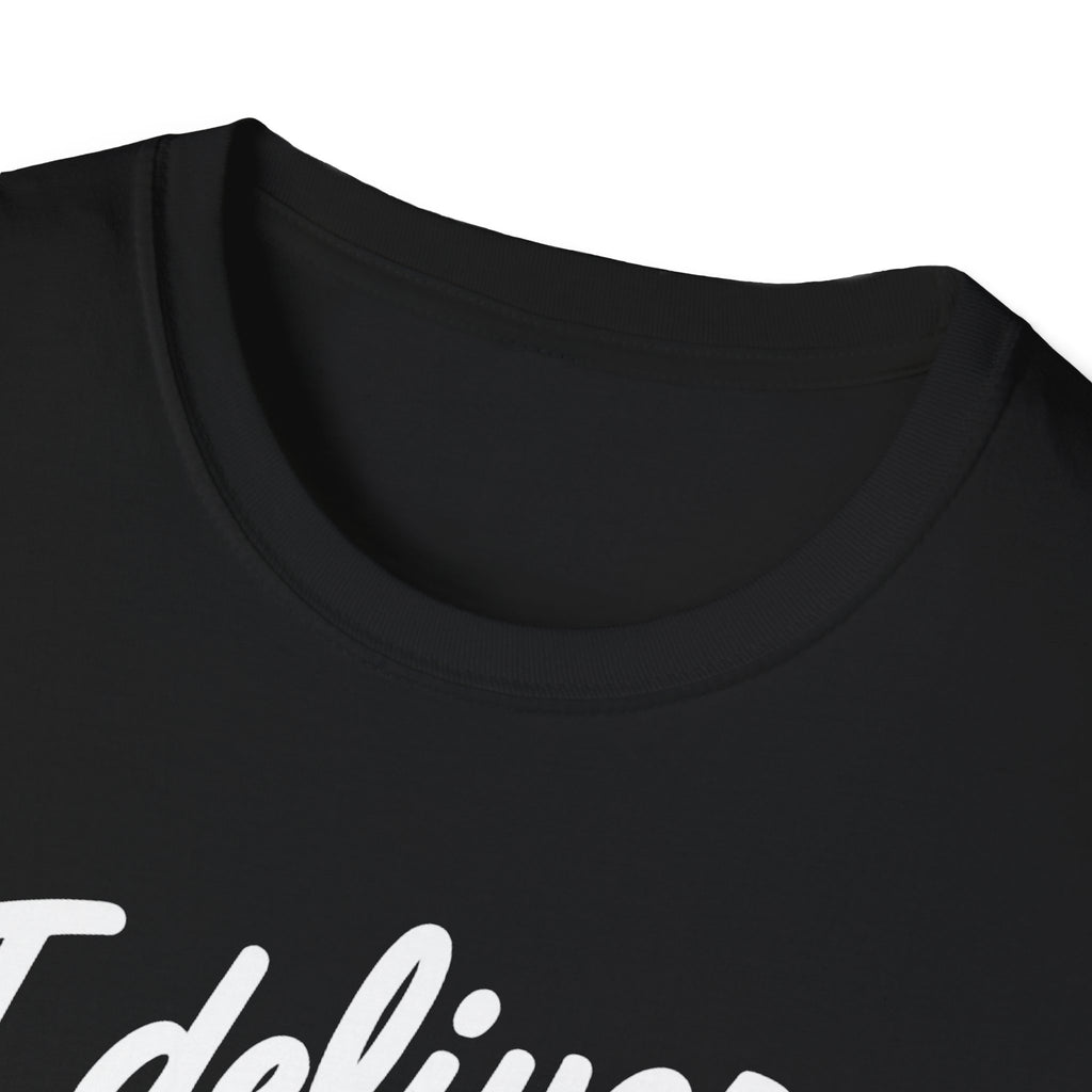 I Deliver Smiles, Unisex Softstyle T-Shirt, Casual Graphic Tee, Everyday Wear, Gift for Her, Gift for Him, Comfortable Cotton Tee