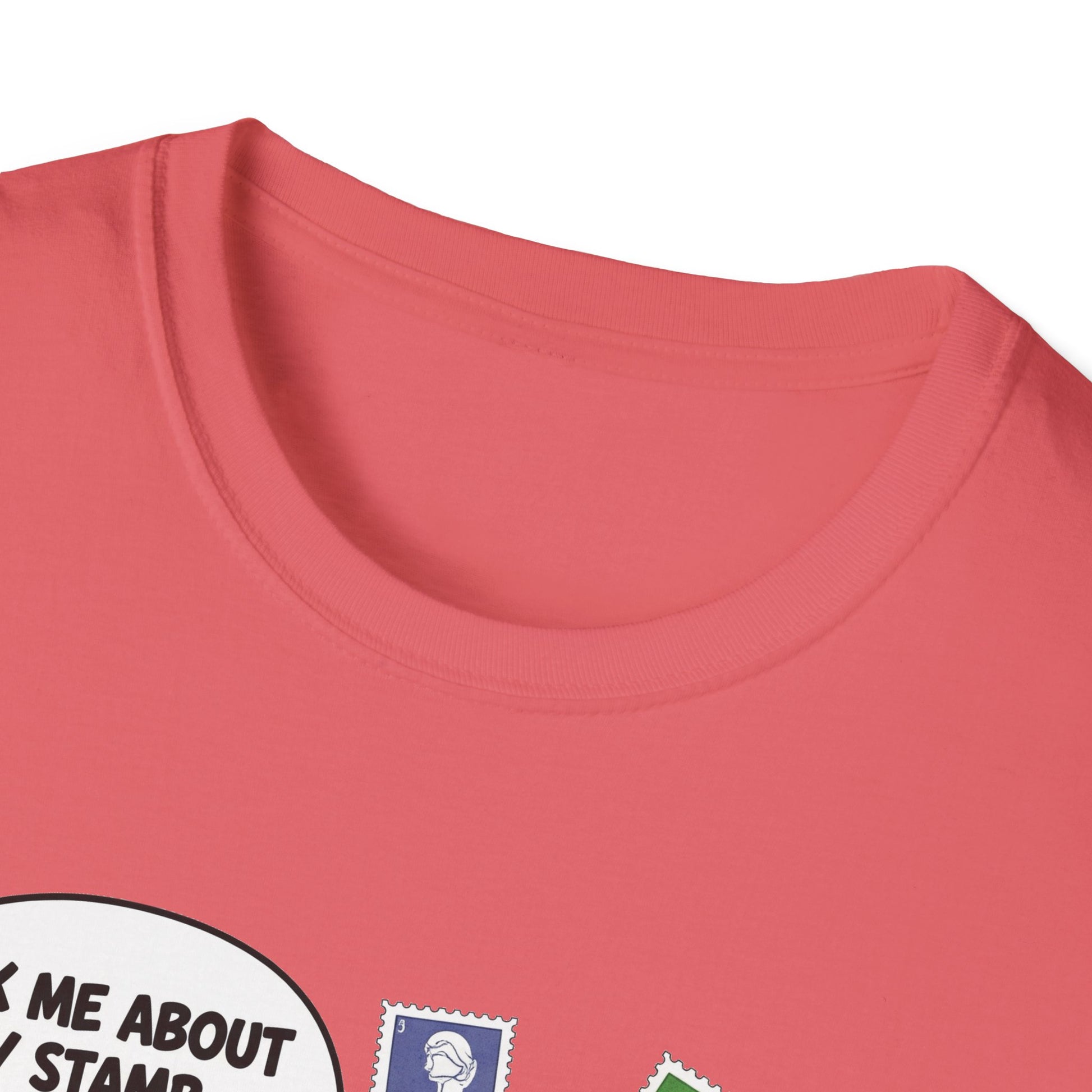 Funny Monkey T-Shirt, Ask Me About My Stamp Collection Tee, Gift for Stamp Collectors, Animal Lover Shirt, Humor Apparel