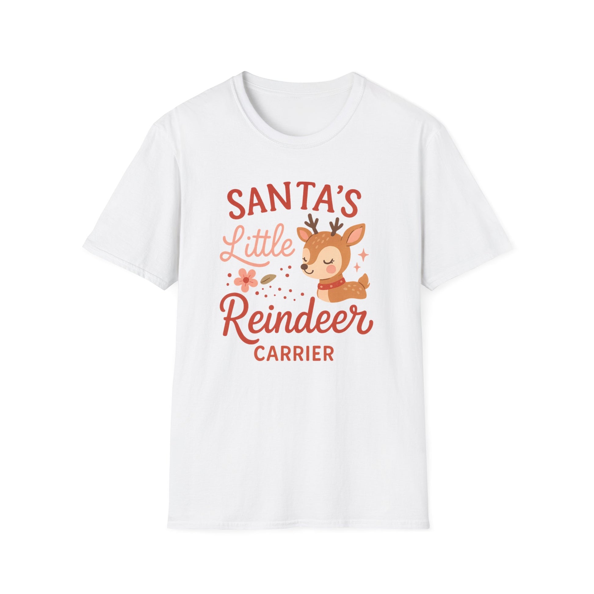 Santa's Little Reindeer Carrier T-Shirt
