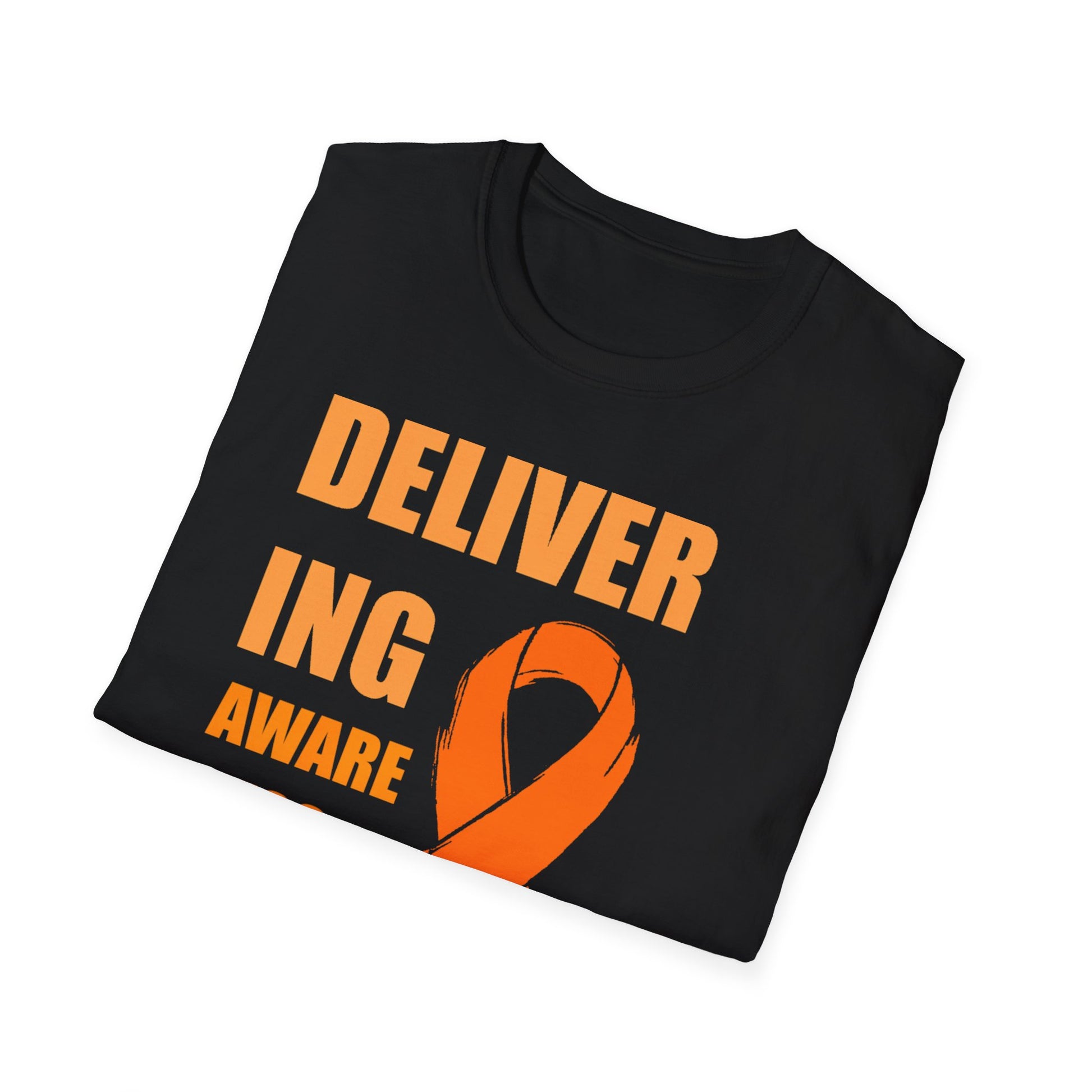Multiple Sclerosis Awareness Shirt – Delivering Awareness Orange Ribbon Support Tee