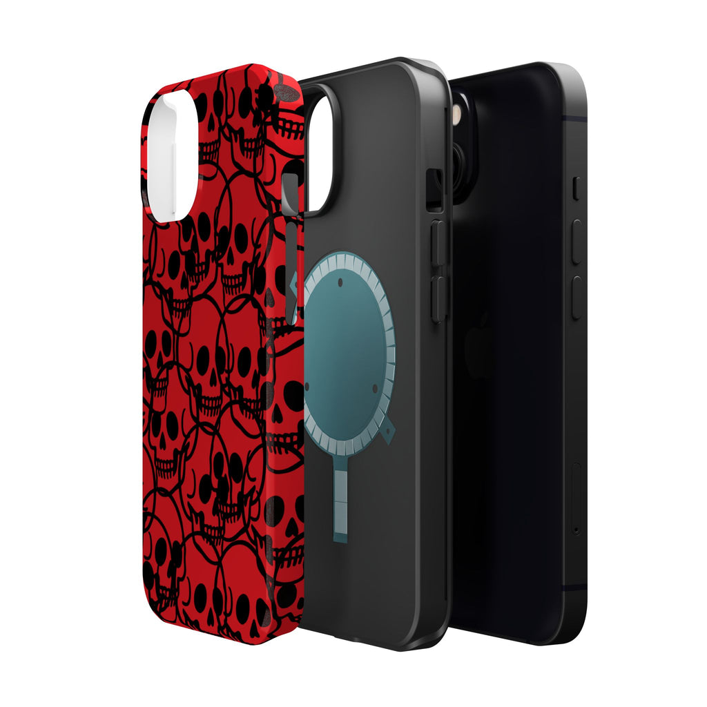 Magnetic Impact-Resistant Skull Cases
