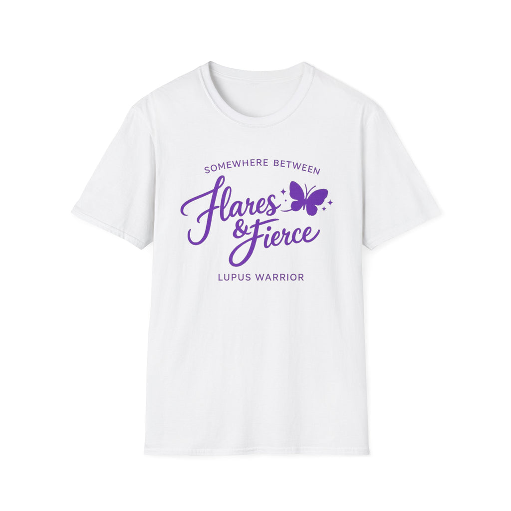 Somewhere Between Flares & Fierce Lupus Warrior T-Shirt