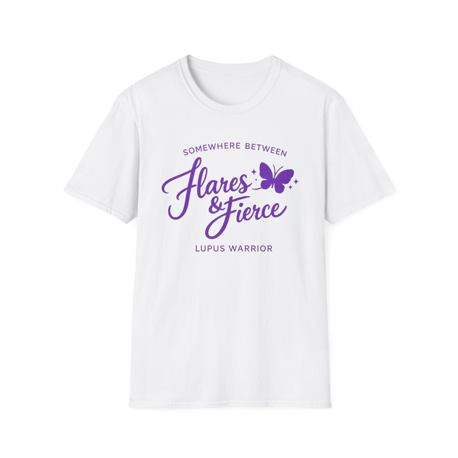 Somewhere Between Flares & Fierce Lupus Warrior T-Shirt