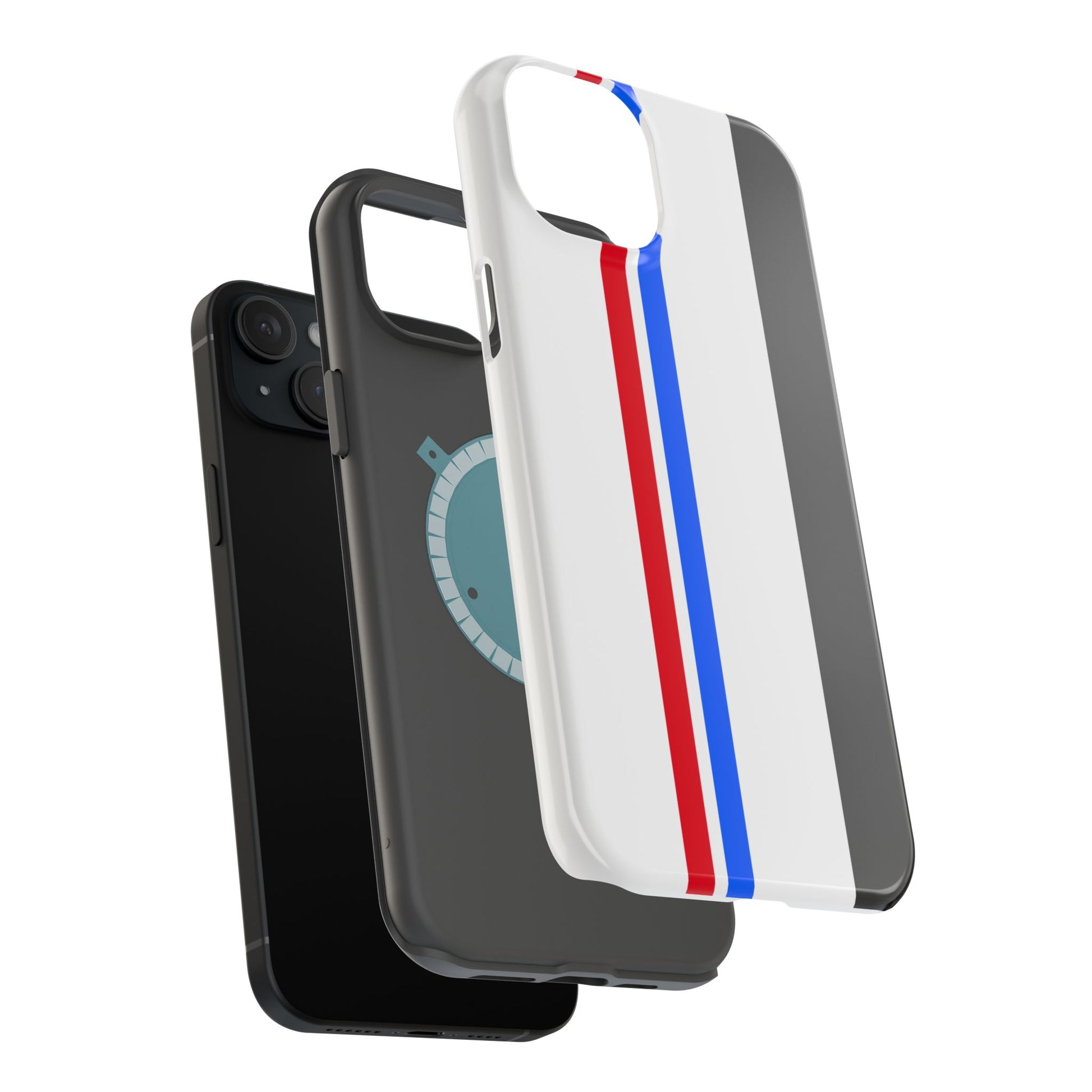 Postal Inspired Magnetic Impact-Resistant Phone Cases, Durable Phone Covers, Stylish Smartphone Accessories, Unique Gift Idea, Customizable Phone Shells