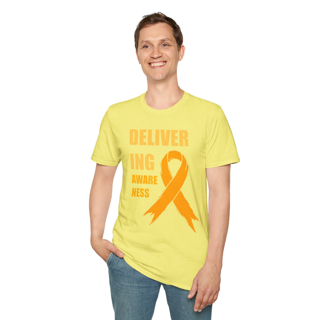 Childhood Cancer Awareness Shirt – Delivering Awareness Gold Ribbon Support Tee