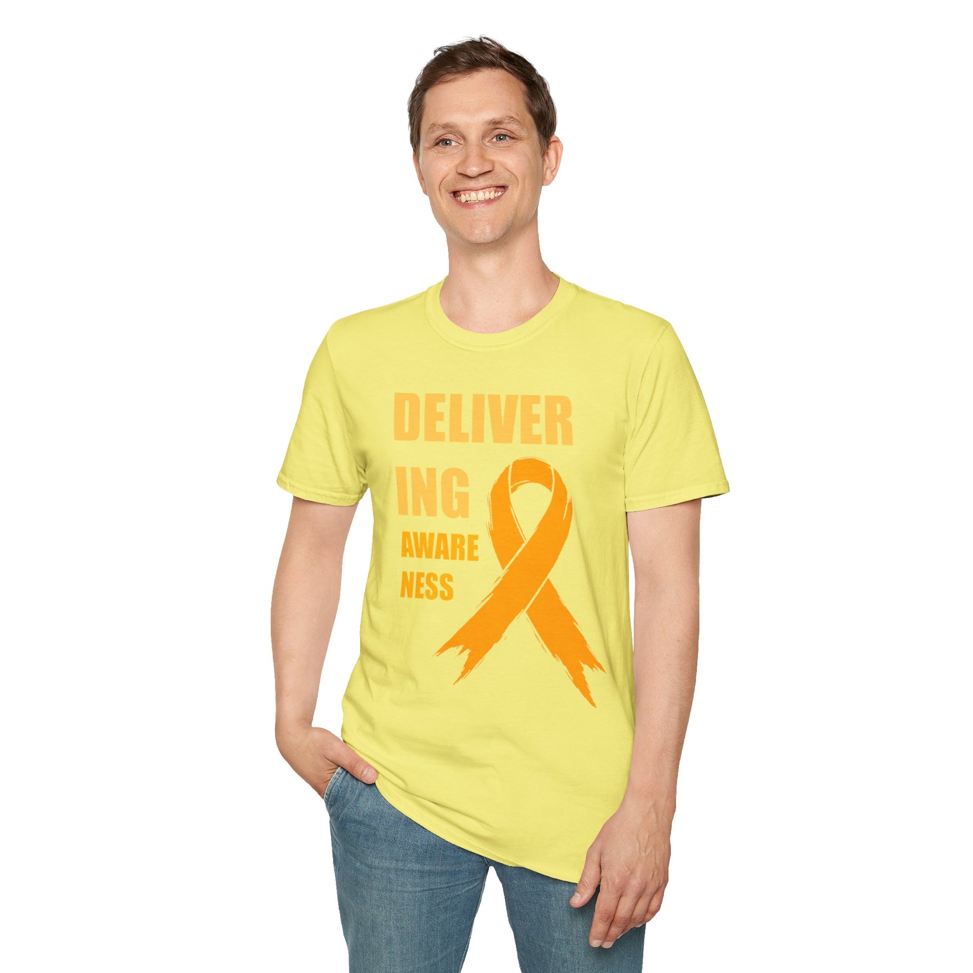 Childhood Cancer Awareness Shirt – Delivering Awareness Gold Ribbon Support Tee