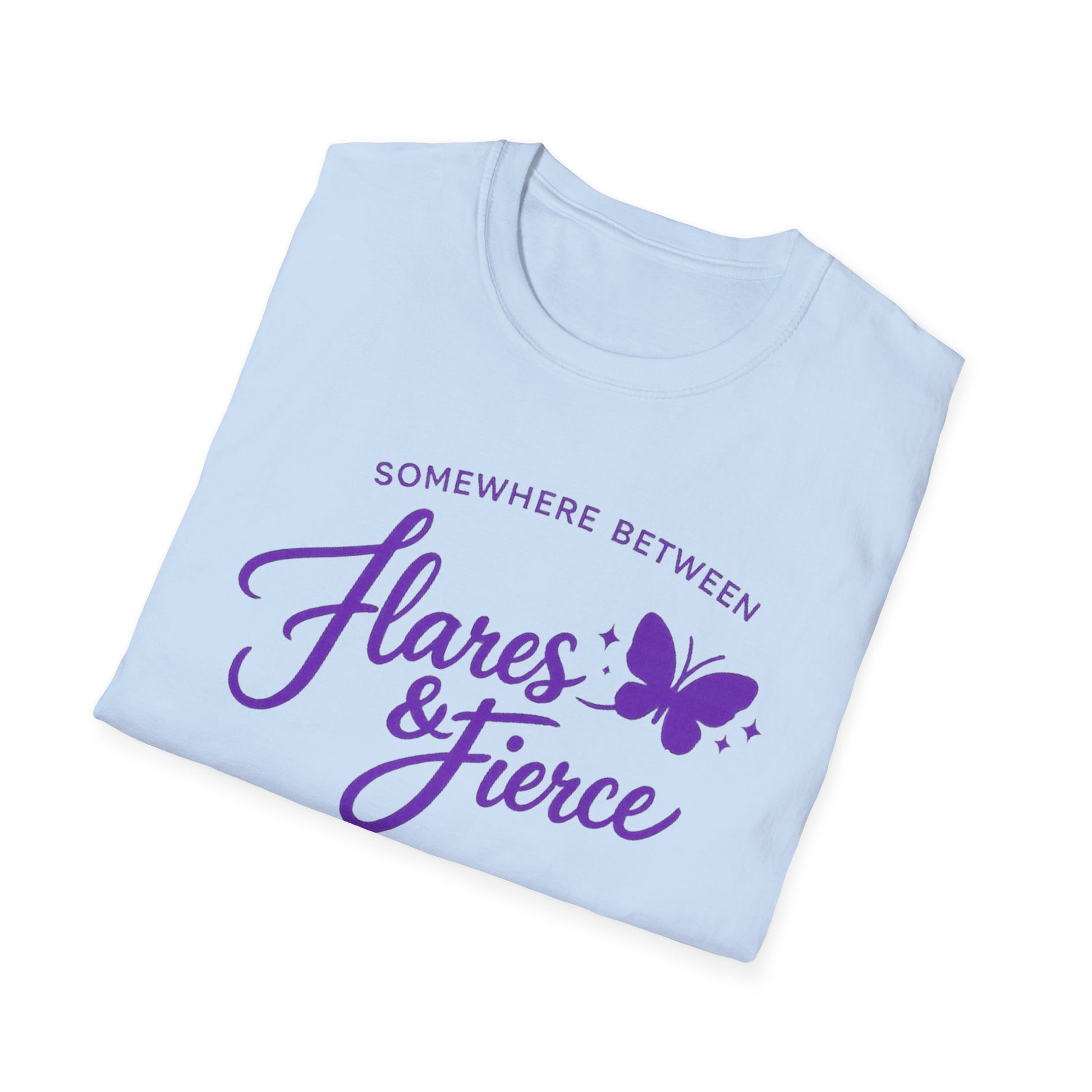 Somewhere Between Flares & Fierce Lupus Warrior T-Shirt
