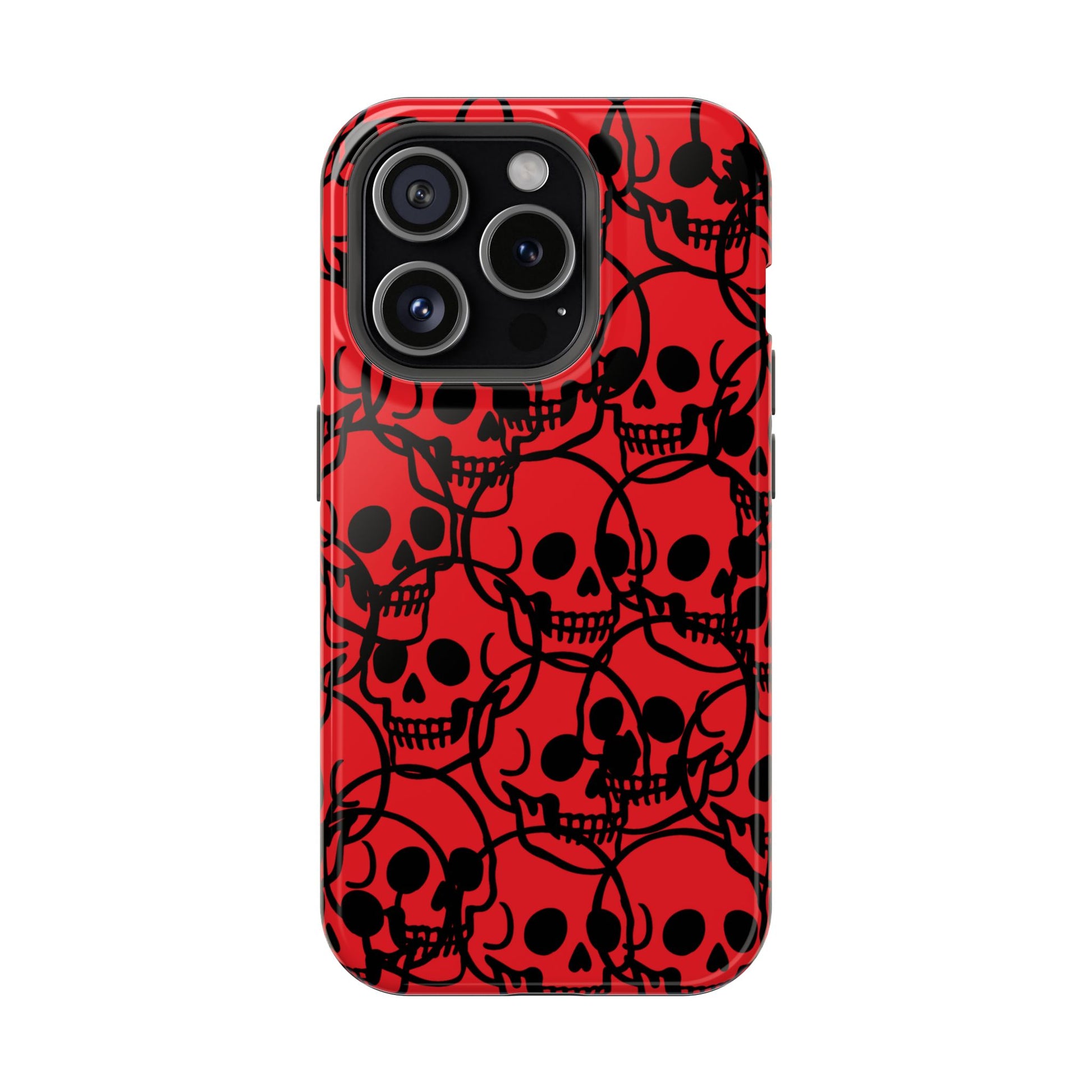 Magnetic Impact-Resistant Skull Cases