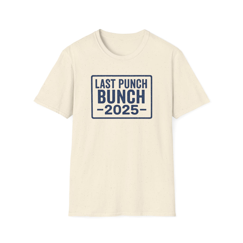 Unisex Softstyle T-Shirt - Last Punch Bunch 2025, Gift Ideas For Retirees, Perfect For Postal Workers