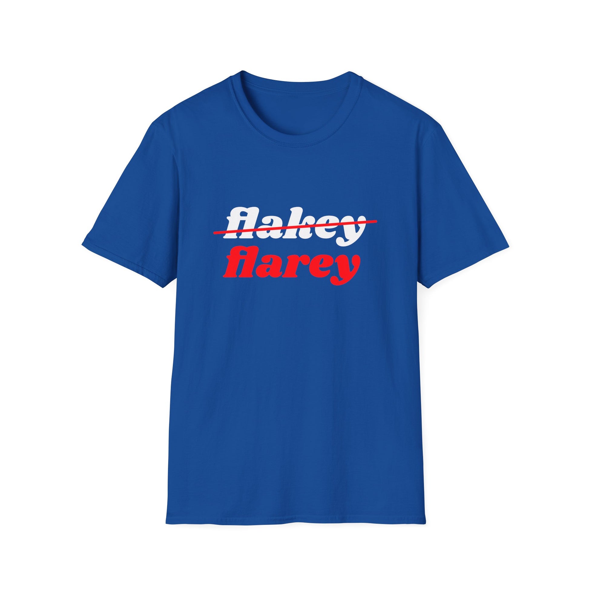 Not Flake, Flarey — Lupus humor Unisex Softstyle T-Shirt