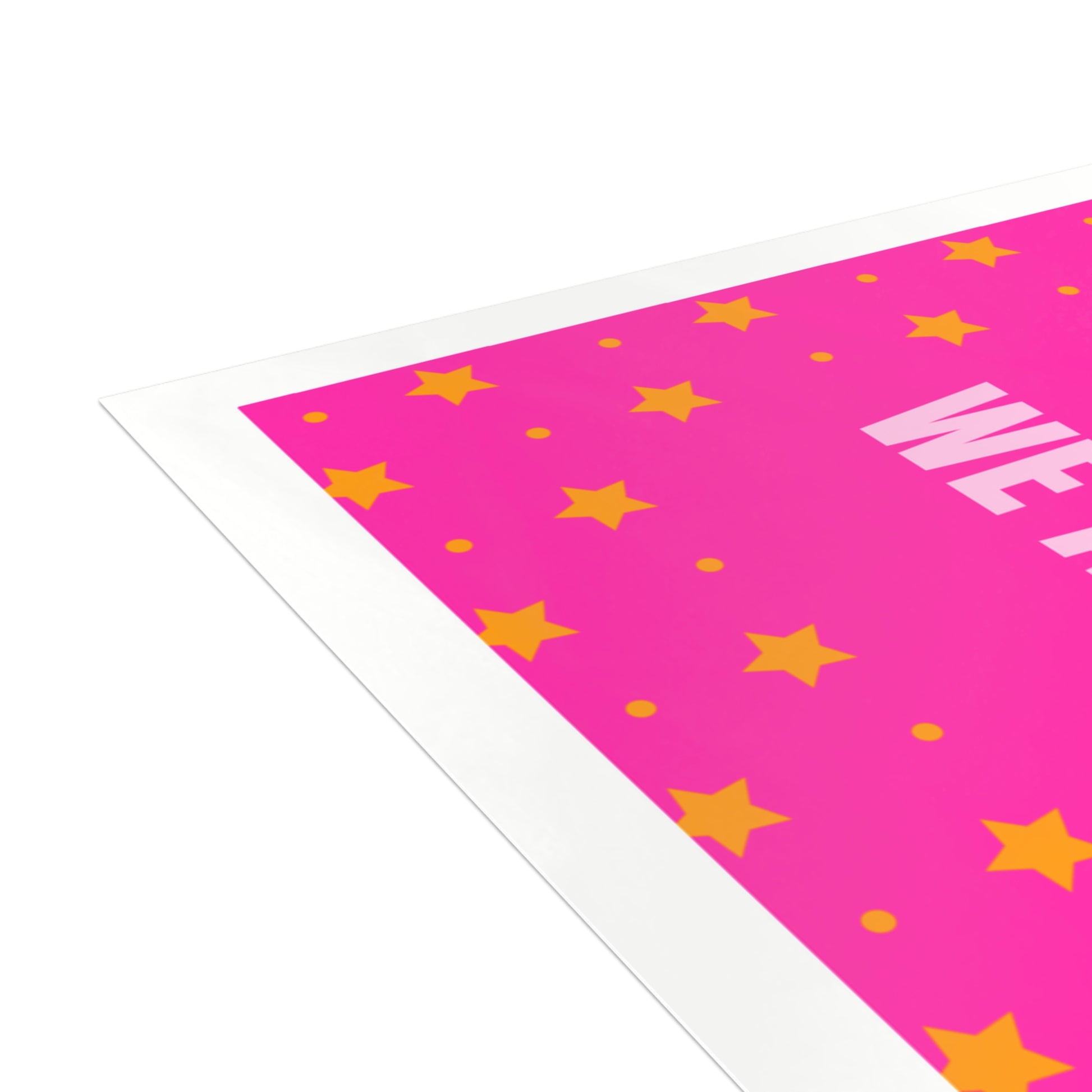 Thank You Card for Small Business Orders | Packaging Insert | Customer Appreciation Card | Cute Pink Star Design | Branding Insert
