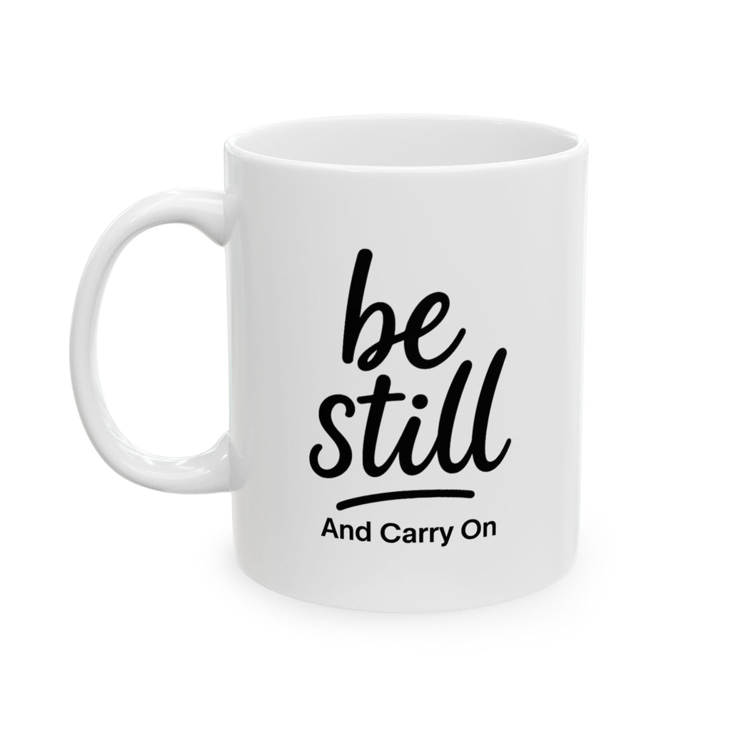 Inspirational Ceramic Mug - 'Be Kind, Stay Humble' Coffee Cup (11oz & 15oz)