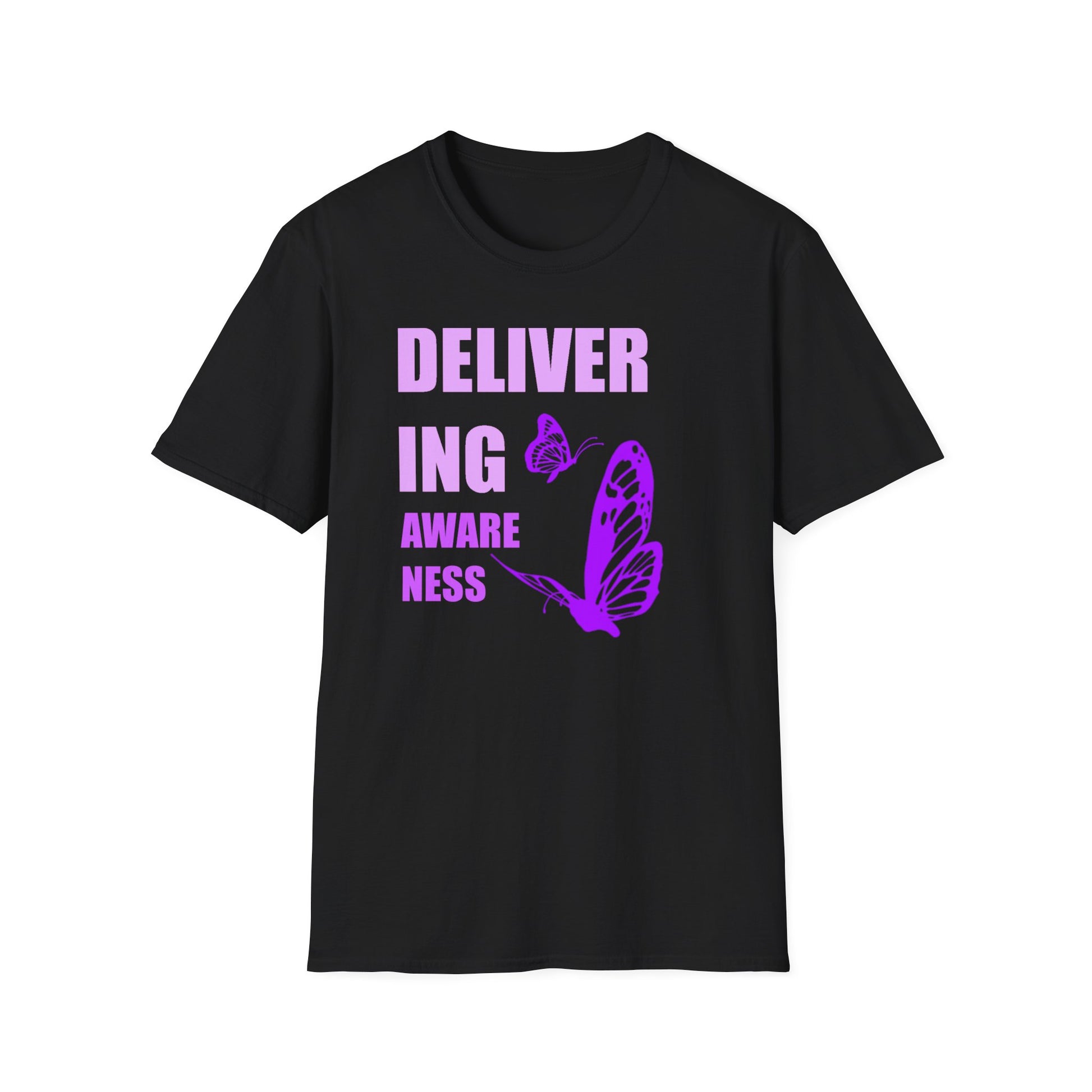 Lupus Awareness Shirt – Delivering Awareness Purple Butterfly Support Tee