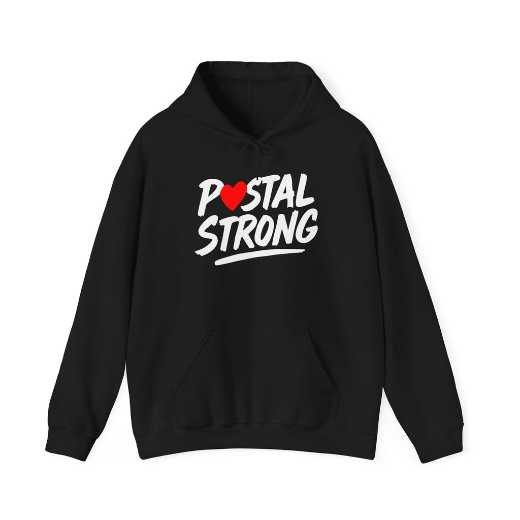Postal Strong Hoodie for Supportive Souls, Perfect for Gifts, Cozy Wear, Fundraising Events, Inspirational Apparel