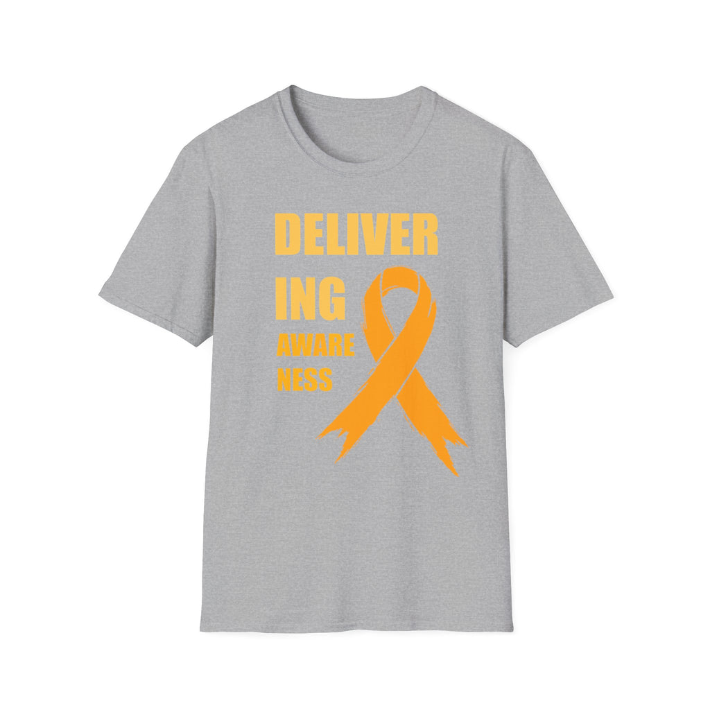 Childhood Cancer Awareness Shirt – Delivering Awareness Gold Ribbon Support Tee