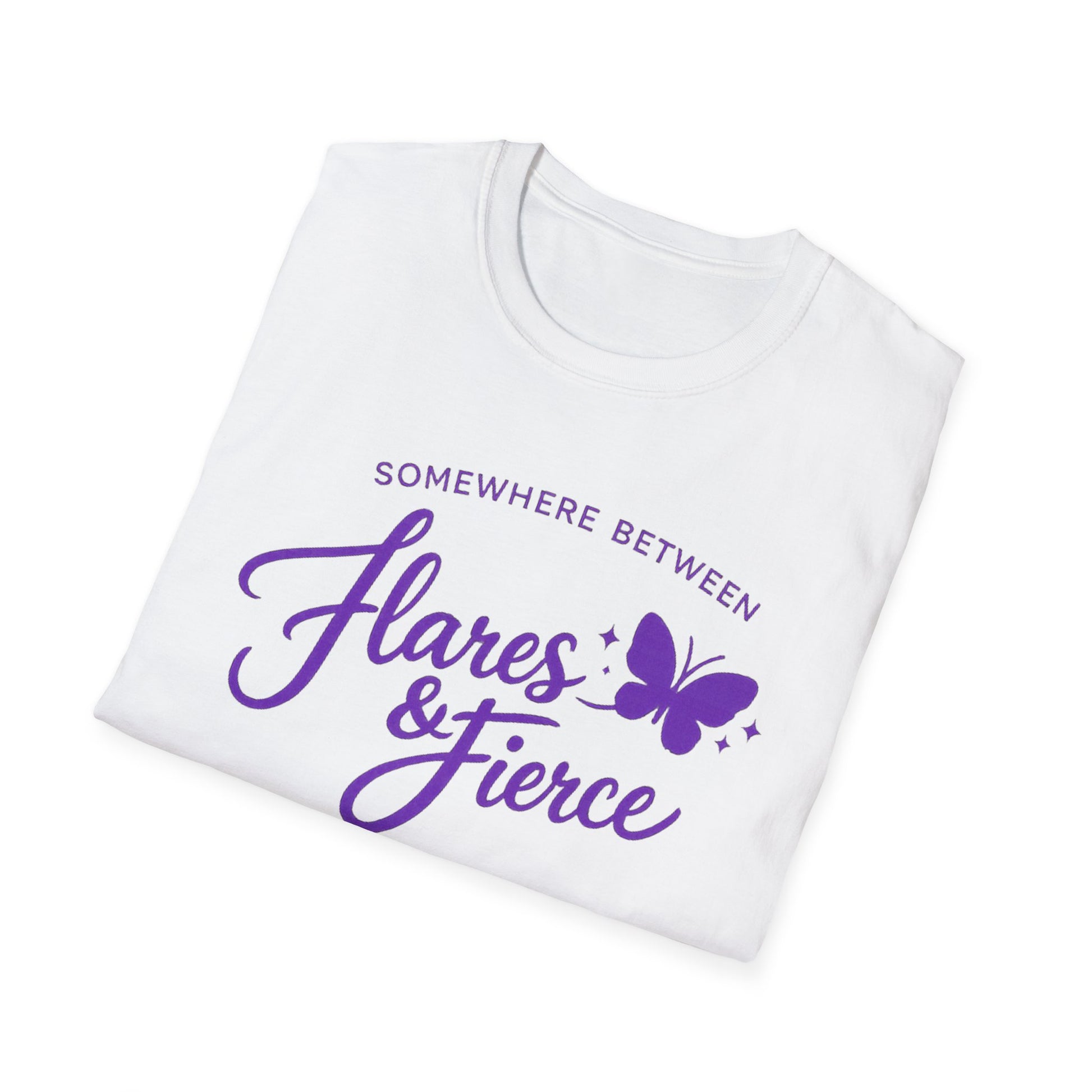 Somewhere Between Flares & Fierce Lupus Warrior T-Shirt