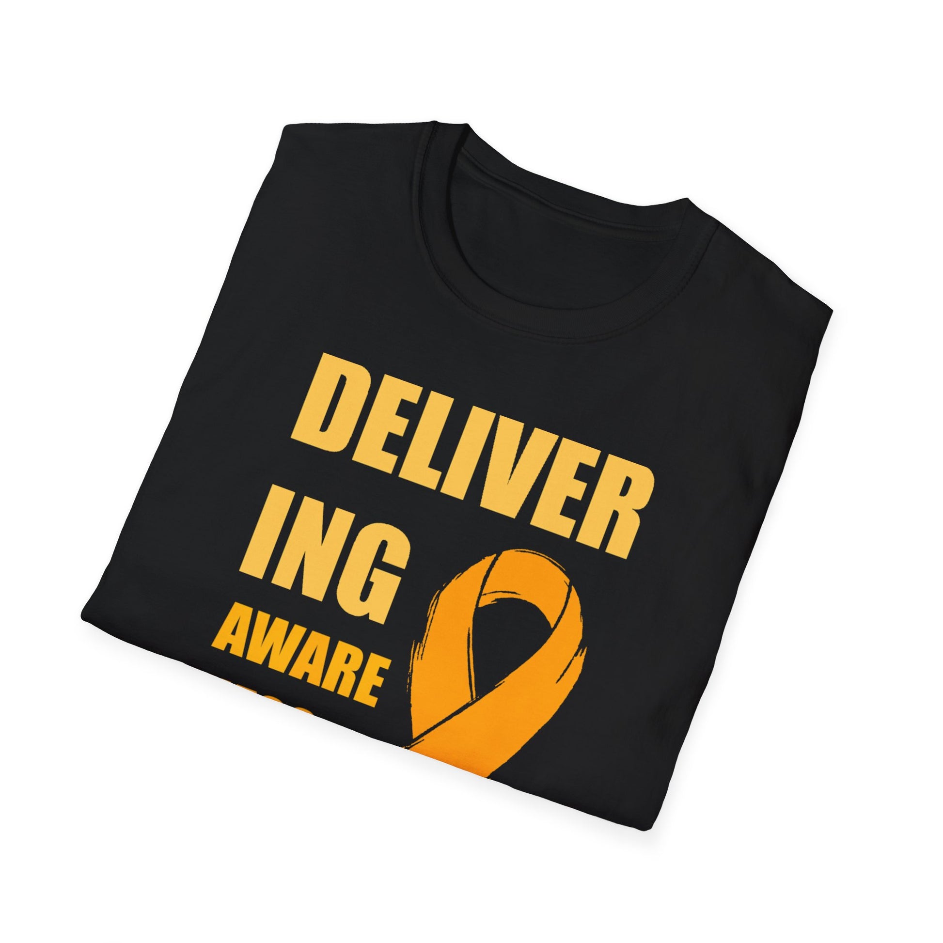 Childhood Cancer Awareness Shirt – Delivering Awareness Gold Ribbon Support Tee