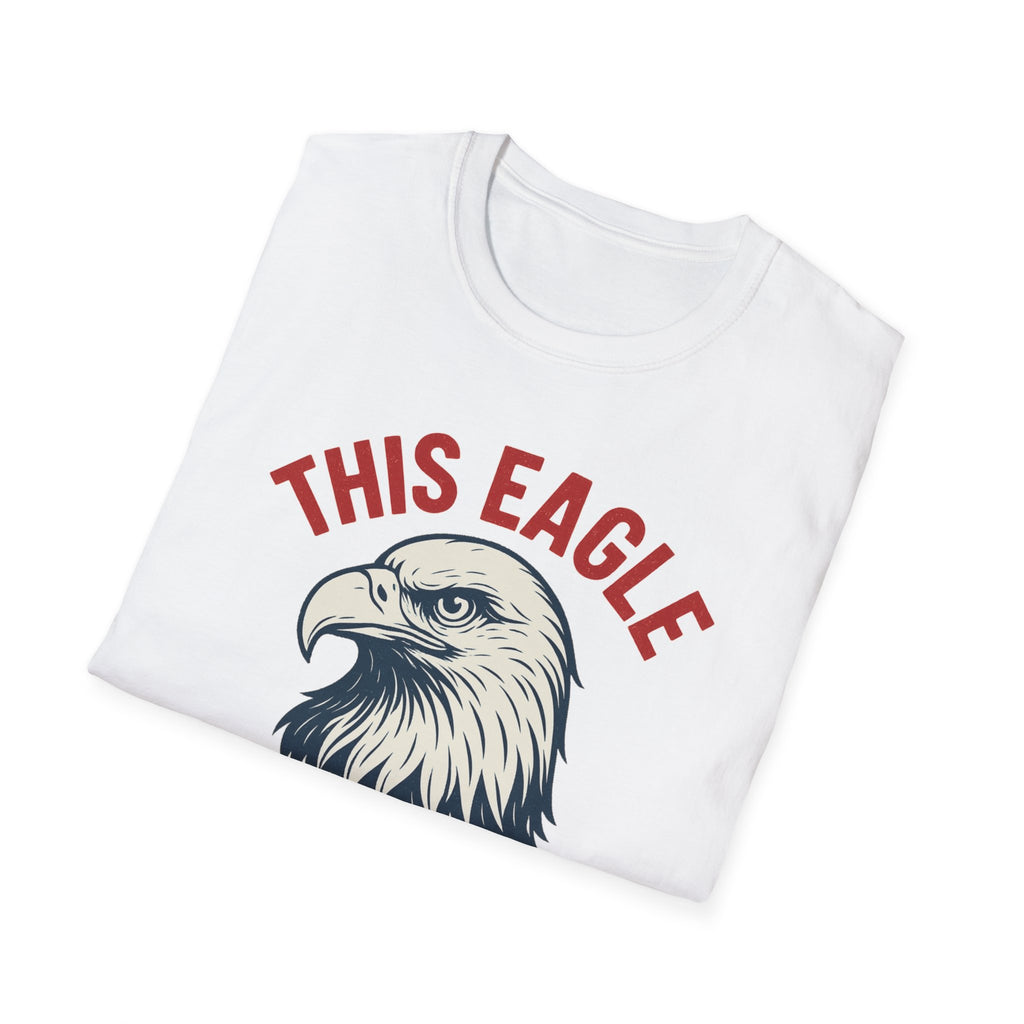 This Eagle Has Retired 2025 - Funny Eagle Retirement T-Shirt, Postal Retirement Gifts, Gifts For Postal Workers