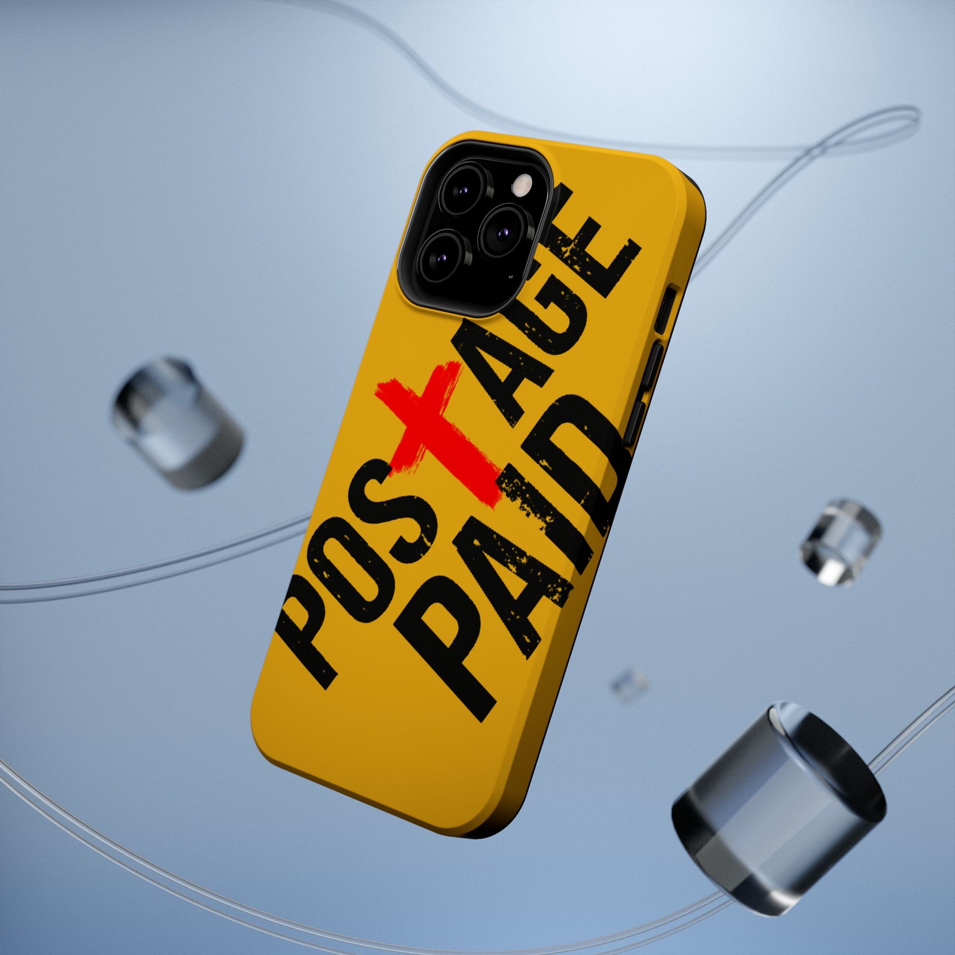 Impact-Resistant Phone Case - 'Postage Paid' Design, Inspiration Phone Case, Gifts For Faith Believers, Gifts For Postal Workers, Inspirational Gifts.