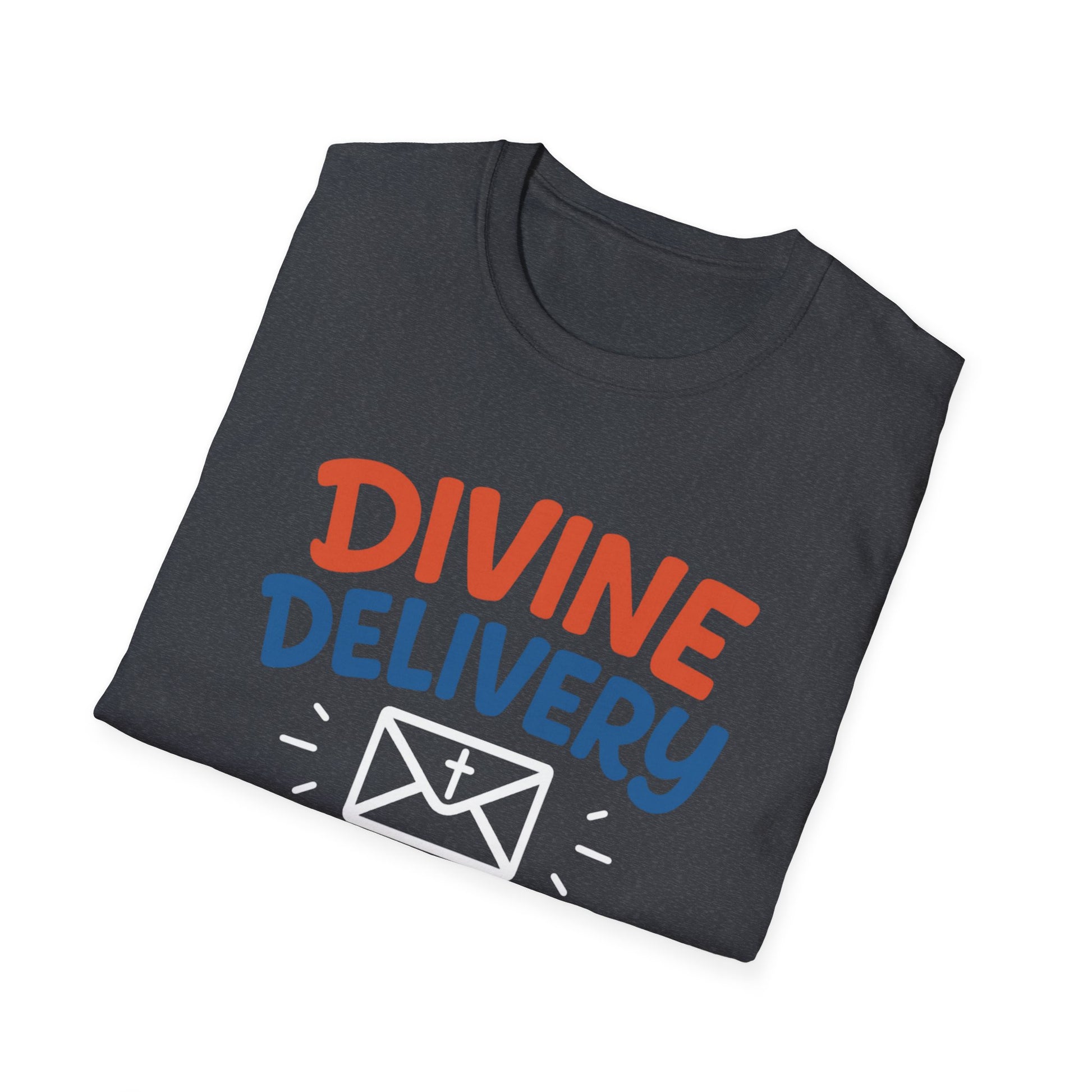 Divine Delivery God's Timing T-Shirt, Unisex Graphic Tee, Inspirational Birth Announcement Shirt, Faith-Based Gift, Religious Apparel