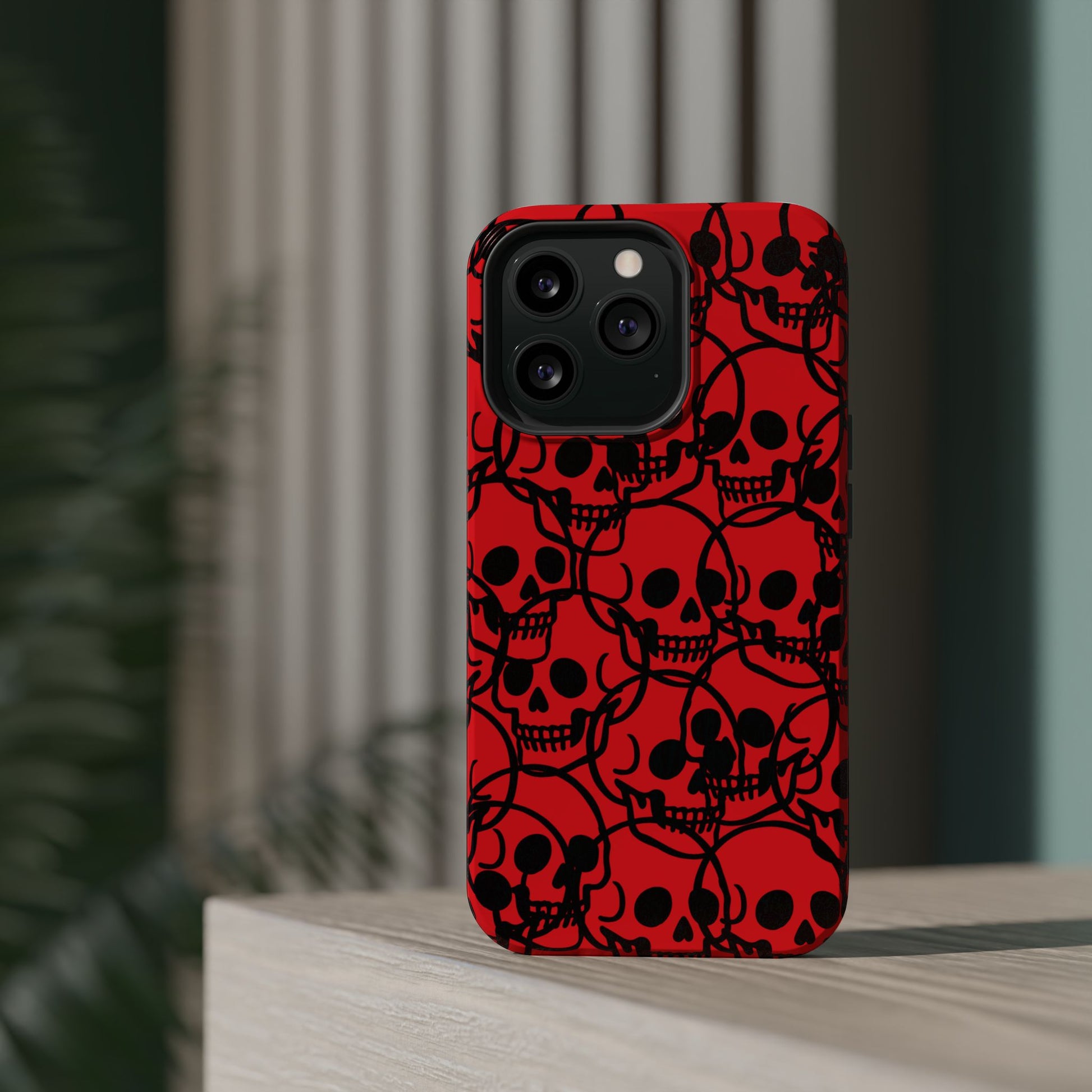 Magnetic Impact-Resistant Skull Cases