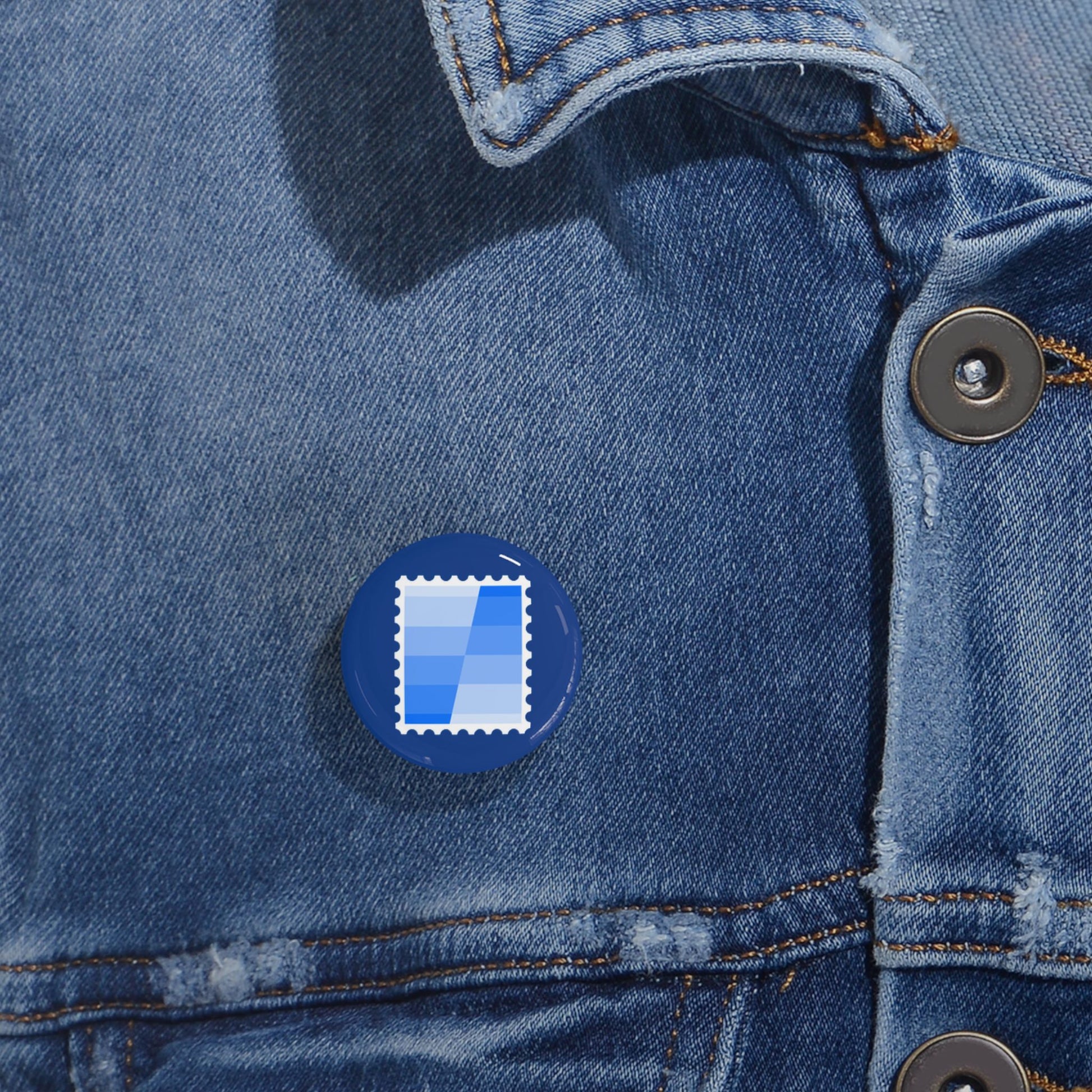 Safe Route Home — Awareness Button Pin, Anti Violence Awareness Stamp Design