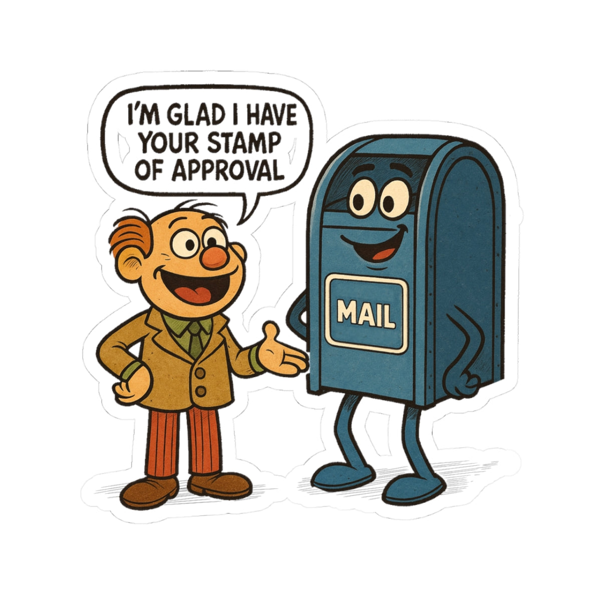 Fun Mail Kiss-Cut Stickers - Quirky Postage Theme for Scrapbooking, Journals, Laptops, Gifts, and Party Decor